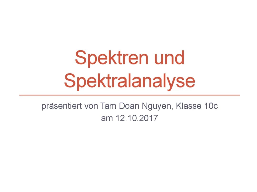 Spektralanalyse einfach erklärt: Von Licht bis Medizin