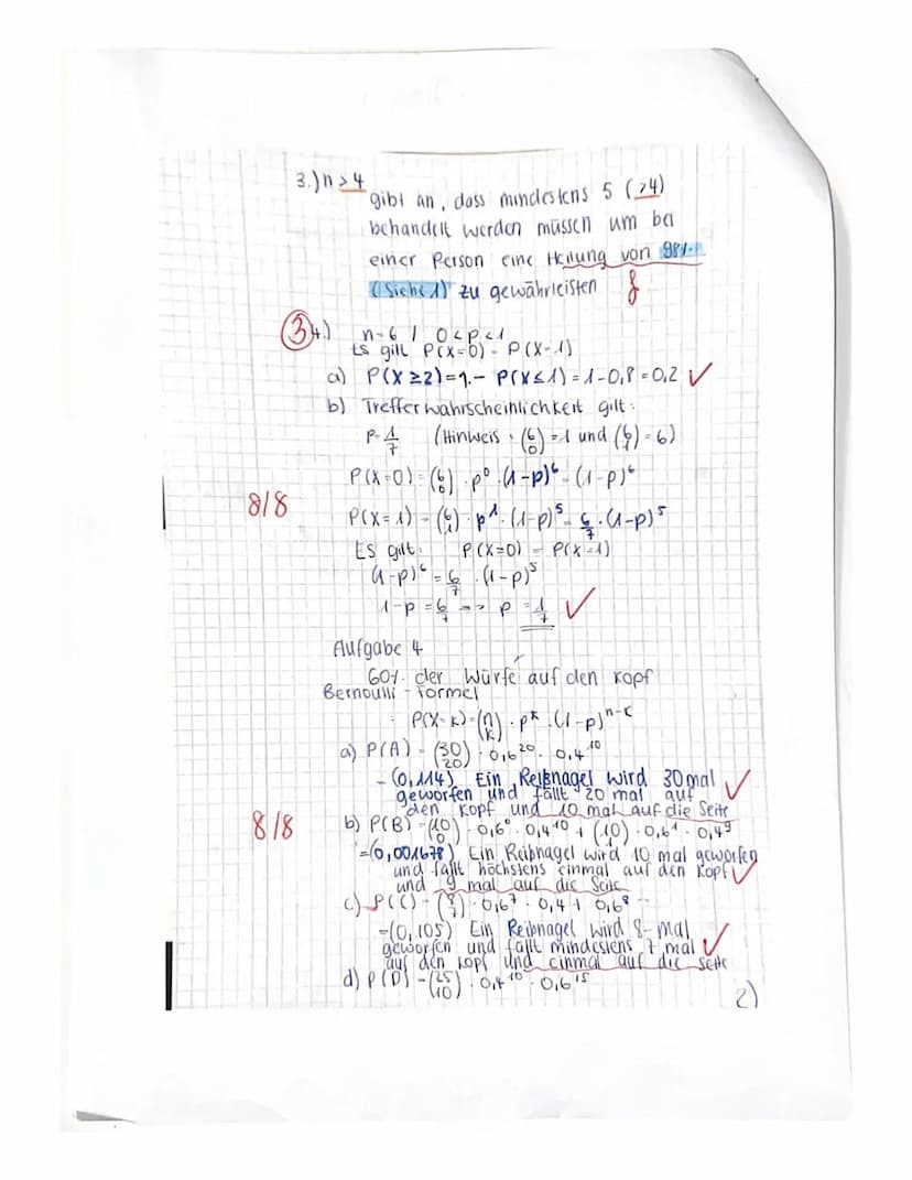 Math 1 (Ska) gA
2. Semester
NAME:
0,35+
0,30-
0,25-
0,20-
0,15-
0,10-
0,05-
0,00-
Mathematik - Überprüfung
Aufgabe 1:
Die Zufallsvariable X 