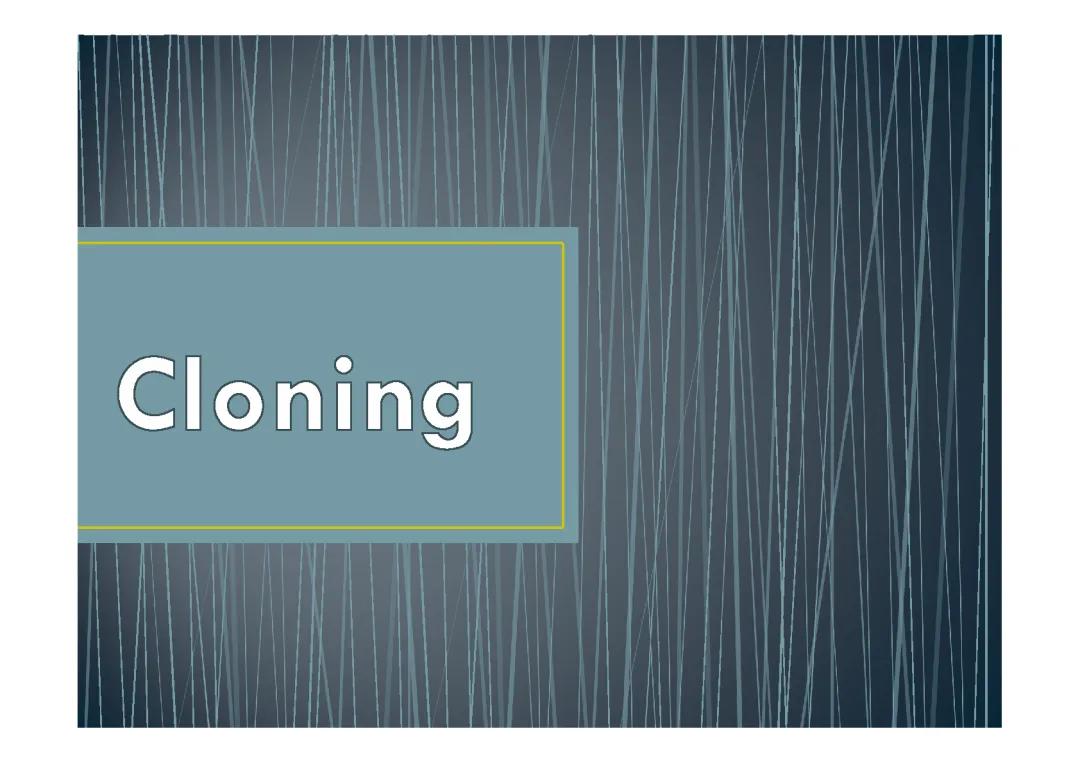 Cloning: Easy Guide with Brave New World