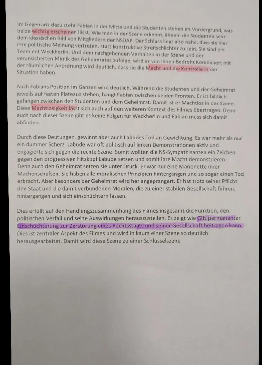 Das Vorliegende Filmstill stammt aus dem Film Fabian oder der Gang vor die Hunde
von Dominik Graf aus dem Jahr 2021. Hinter der Produktion a