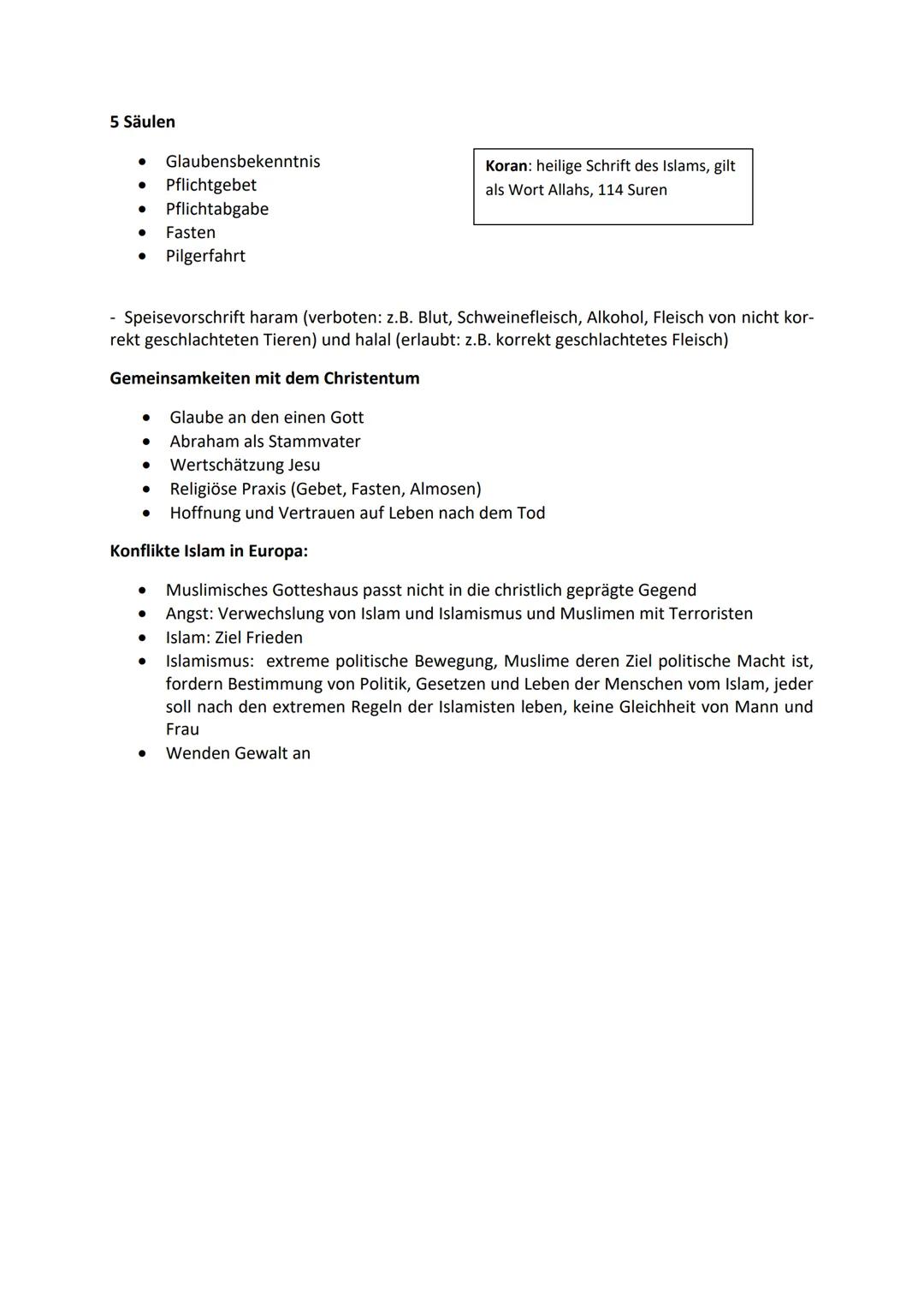 1 Religion
Definition Brockhaus:
Religion ist das (an Gott) gebunden sein, doch auch die gewissenhafte Beachtung der religiö-
sen Pflichten 