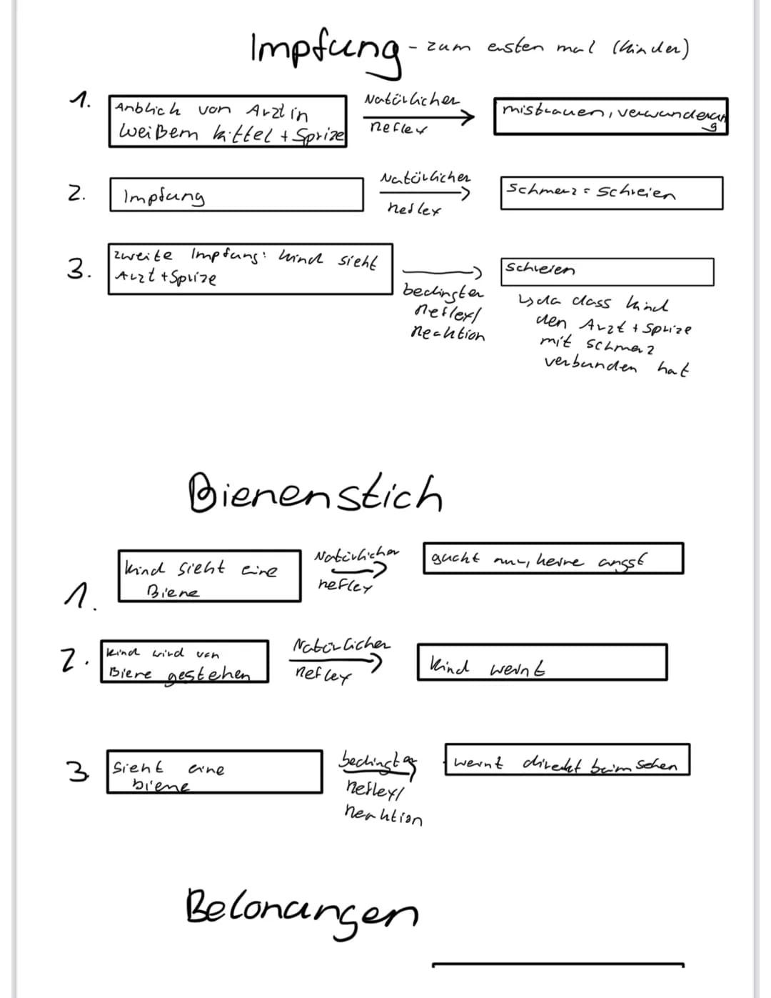 Päda: Lerntheorien
Klassische Konditionierung und Gegenkonditionierung
BIMMEL!
TAZ
-
BIMMEL!
BIMMEL!
ARBEITSAUFTRAG
Die Bilderfolge zeigt, w