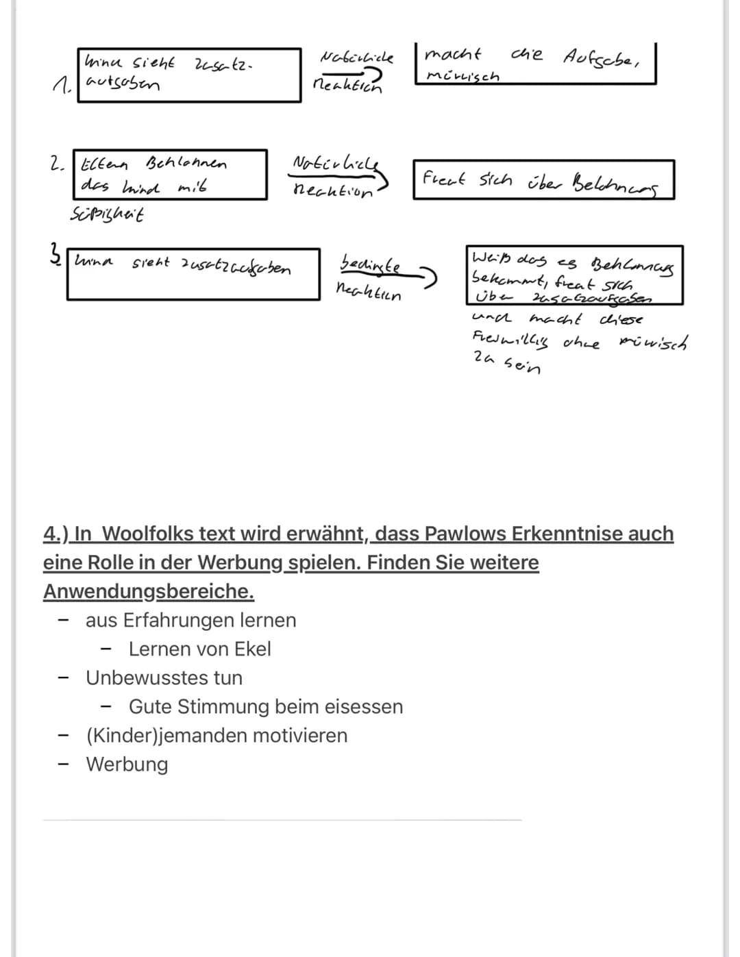 Päda: Lerntheorien
Klassische Konditionierung und Gegenkonditionierung
BIMMEL!
TAZ
-
BIMMEL!
BIMMEL!
ARBEITSAUFTRAG
Die Bilderfolge zeigt, w