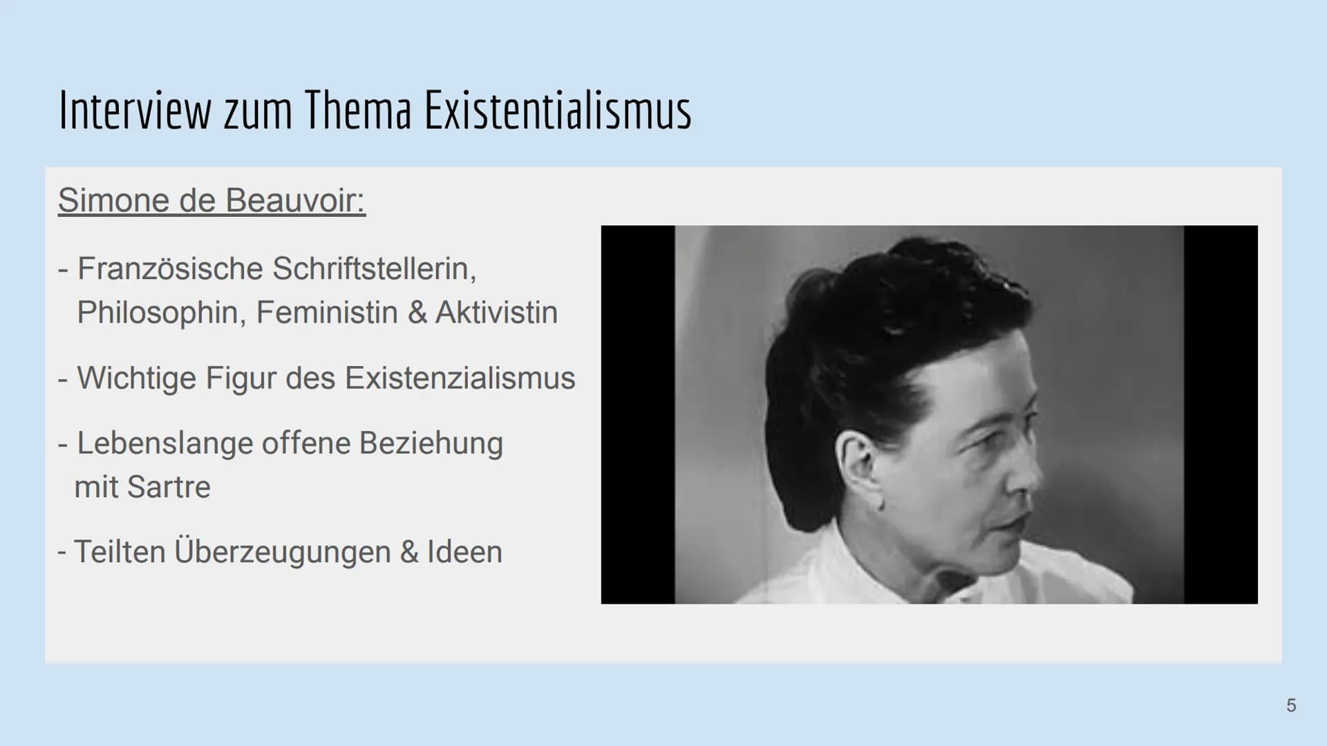 Die Existenzphilosophie von Jean-Paul-Sartre
Ist der Mensch wirklich frei, sich selbst vollständig zu entwerfen?
Von: Willa & Yade Jean-Paul
