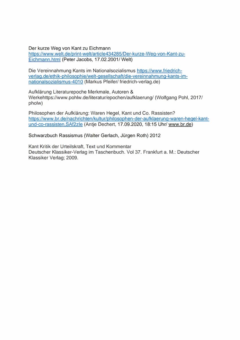 Inwiefern hat Kants
Rassenhierachie zur Festigung
des heutigen Rassismus
geführt?
16.
13.
15.
10.
12.
17. Inwiefern hat Kants Rassenhierachi