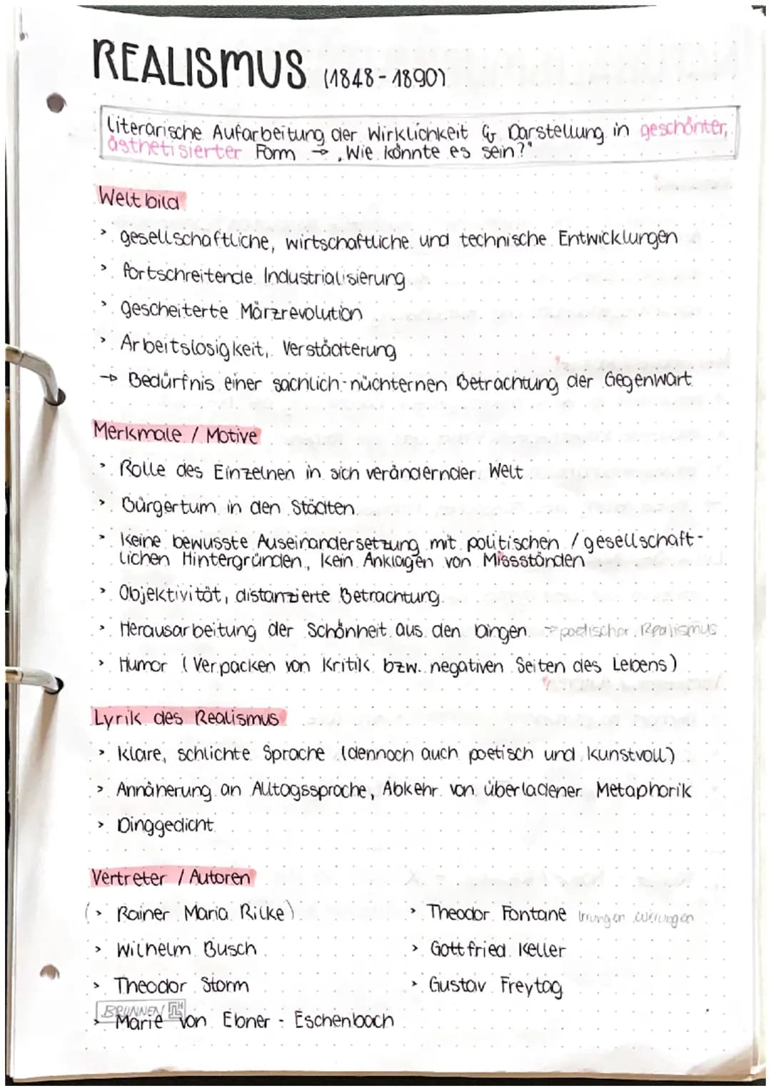 Epochenübersicht für Deutsch Abitur: PDF mit Zeitstrahl und Gedichten
