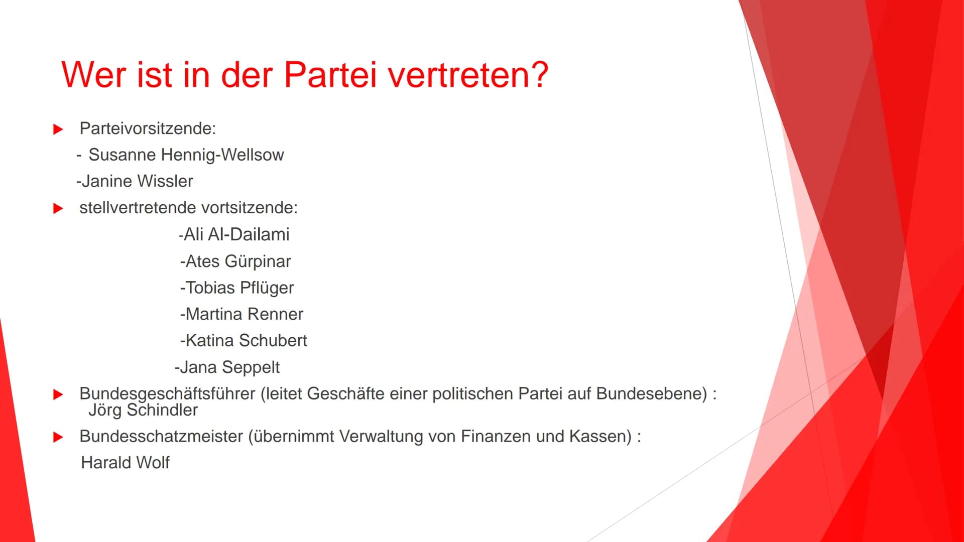 DIE LINKE. Inhaltsverzeichnis
1. Vorstellung der Partei
2. Wer ist in der Partei vertreten?
3. Generelle Fakten
4. Spitzenkandidaten für die