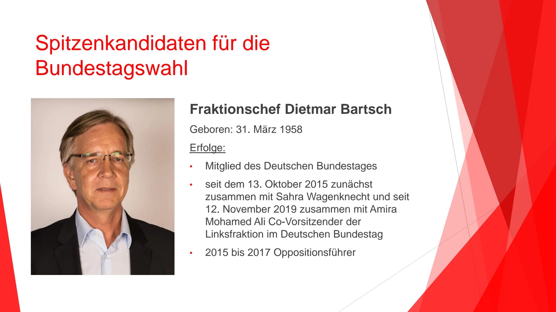 DIE LINKE. Inhaltsverzeichnis
1. Vorstellung der Partei
2. Wer ist in der Partei vertreten?
3. Generelle Fakten
4. Spitzenkandidaten für die
