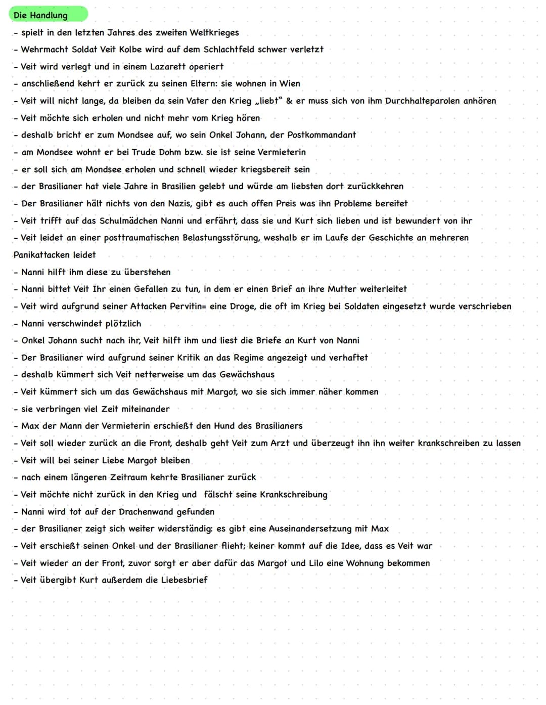 Abitur 2022 Lernzettel
Unter der Drachenwand
- Arno Geiger (Autor)
- Charaktere:
- Veit Kolbe (Hauptprotagonist)
seit seinem Abitur 1939 als