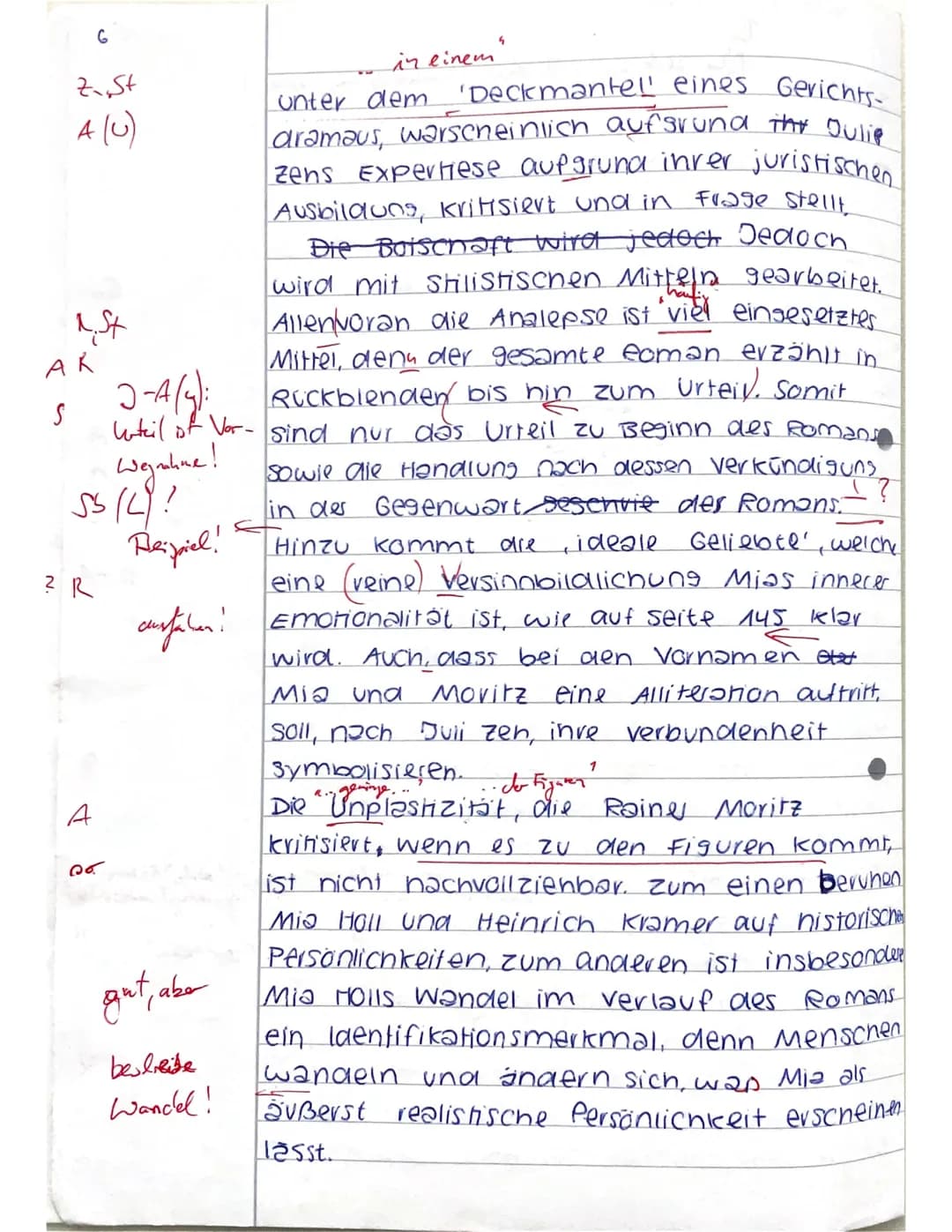 5
10
15
20
25
30
35
J1 - Deutsch Leistungsfach: Klausur Nr. 2 20.12.202
Erörterung eines literarischen Textes
Thema Juli Zeh: Corpus Delicti