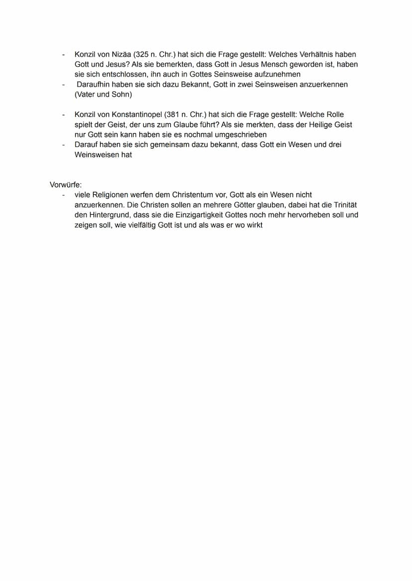 Erklärung :
Die Trinität gibt es nur bei den Christen.
Die Formel kennen die Christen dementsprechend wahrscheinlich aus dem Gebet " So des
