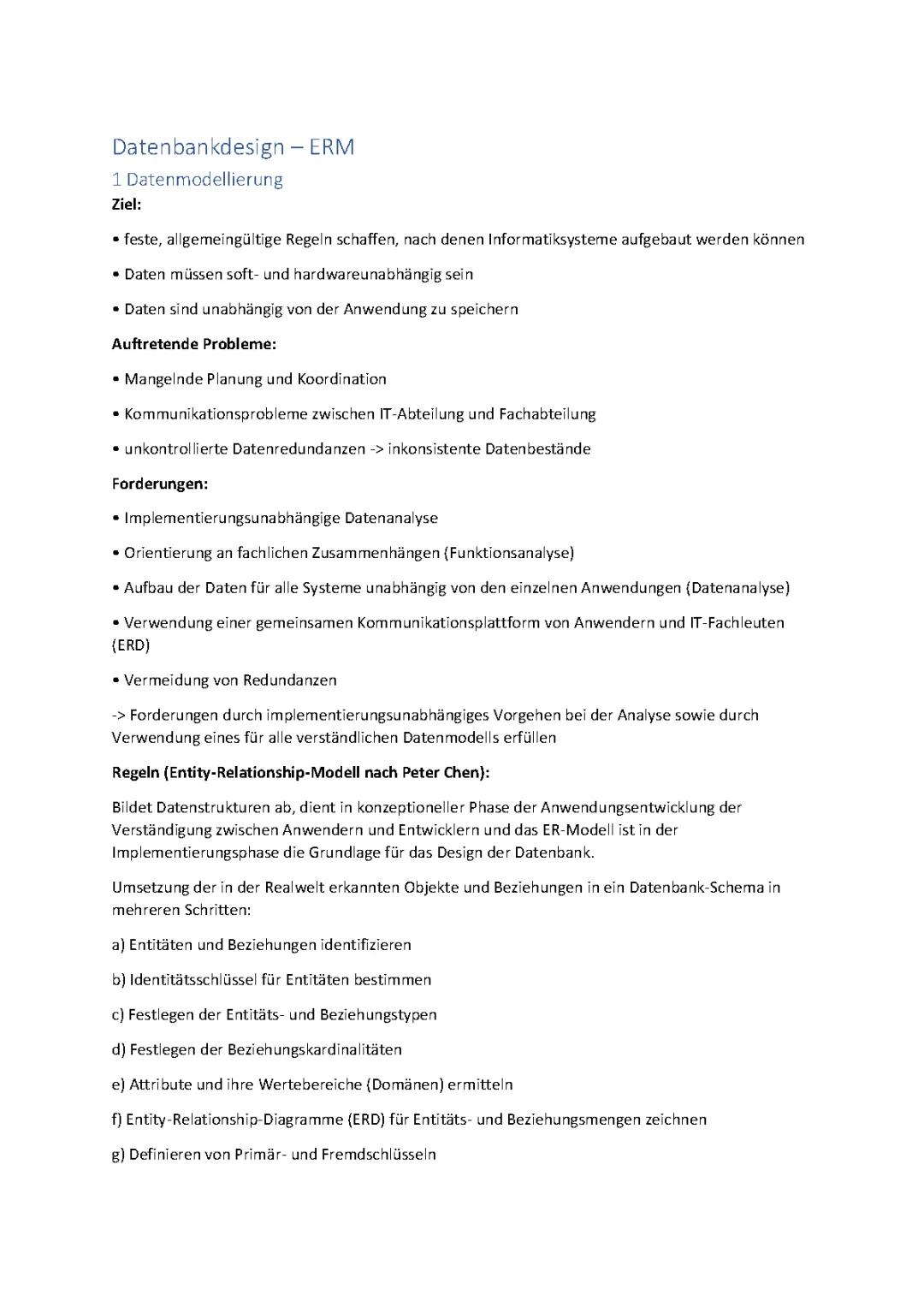 Einfache Erklärung des Entity-Relationship-Modells: ER-Diagramm, Kardinalitäten und Beispiele