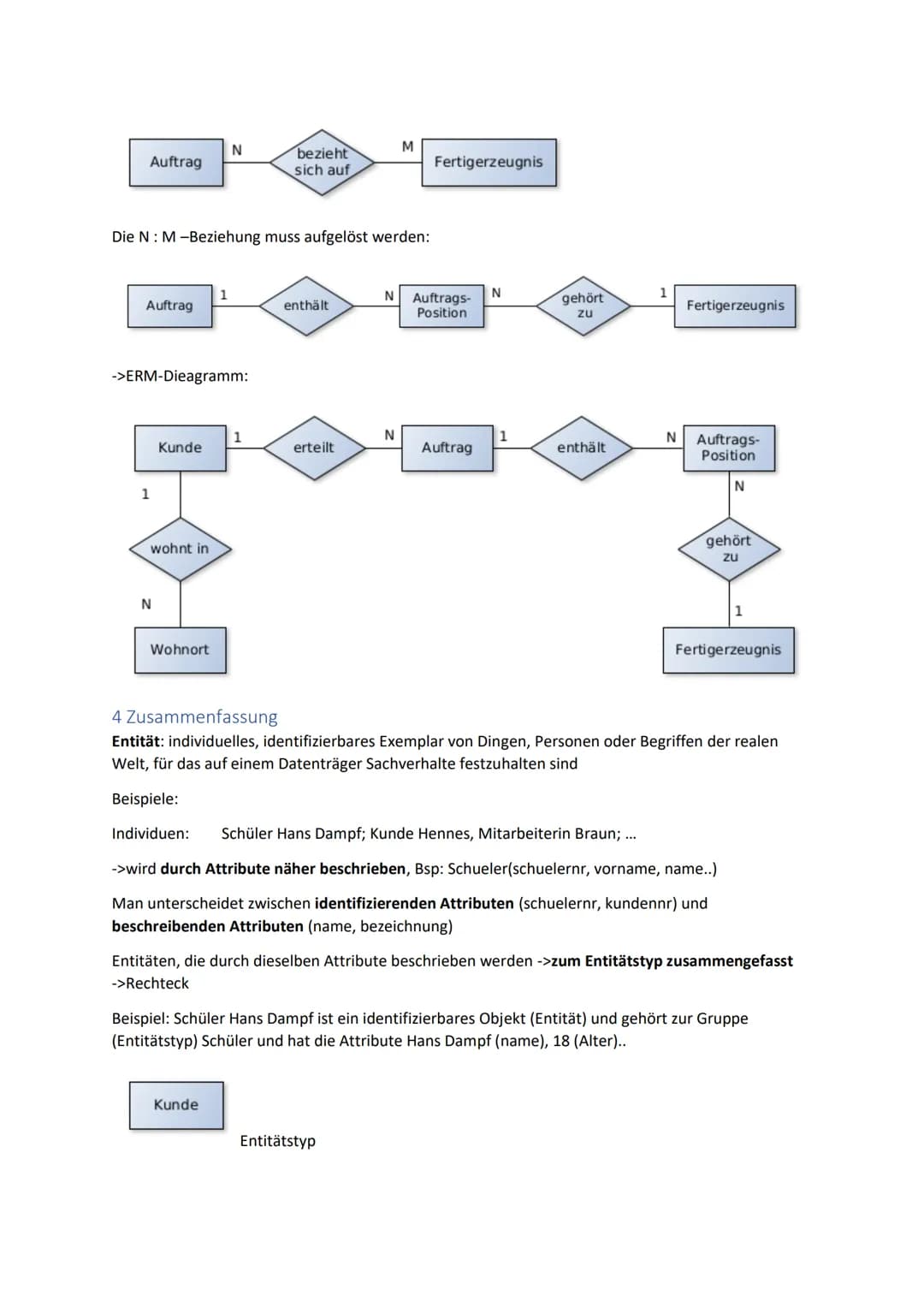 Datenbankdesign - ERM
1 Datenmodellierung
Ziel:
• feste, allgemeingültige Regeln schaffen, nach denen Informatiksysteme aufgebaut werden kön