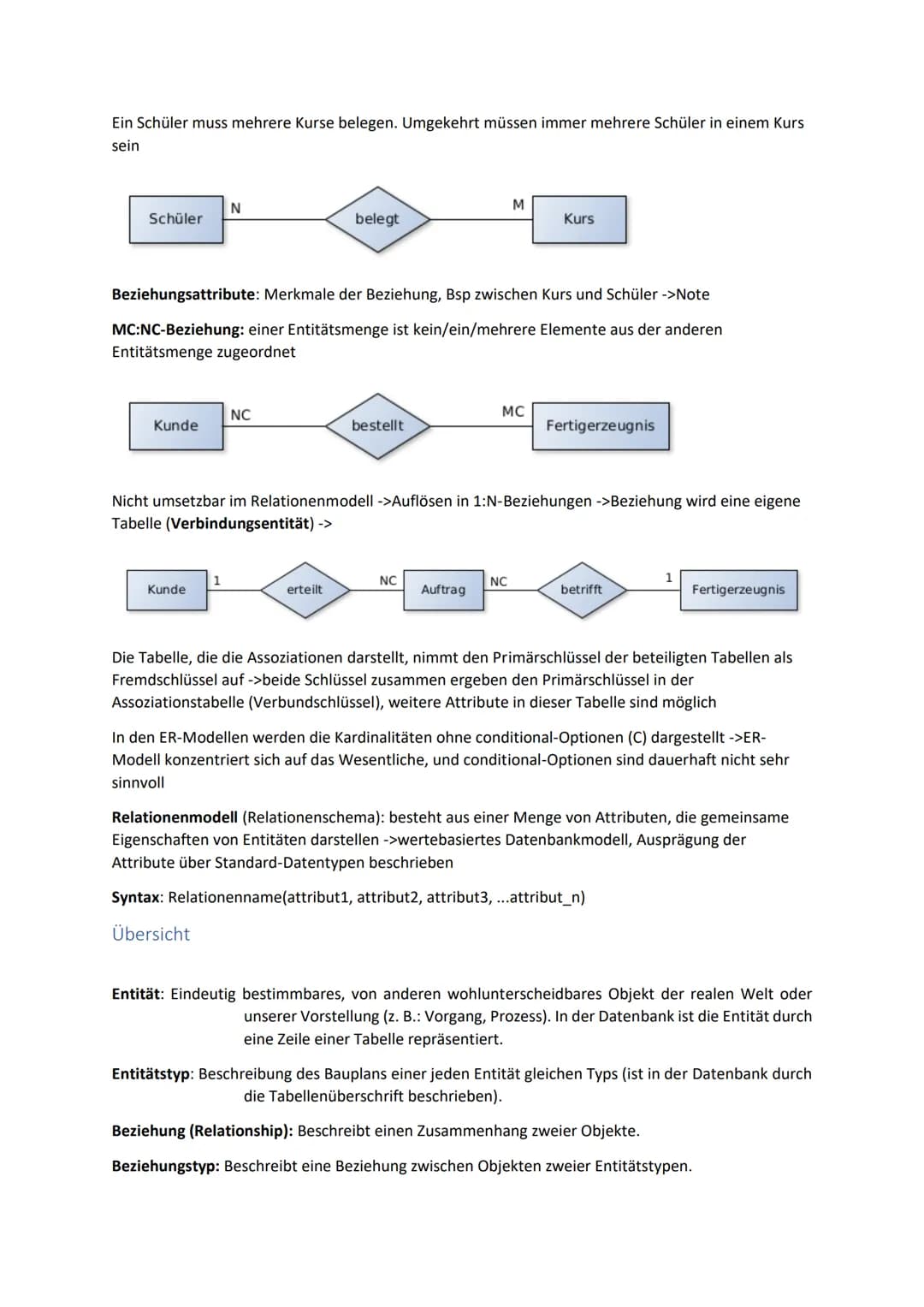 Datenbankdesign - ERM
1 Datenmodellierung
Ziel:
• feste, allgemeingültige Regeln schaffen, nach denen Informatiksysteme aufgebaut werden kön