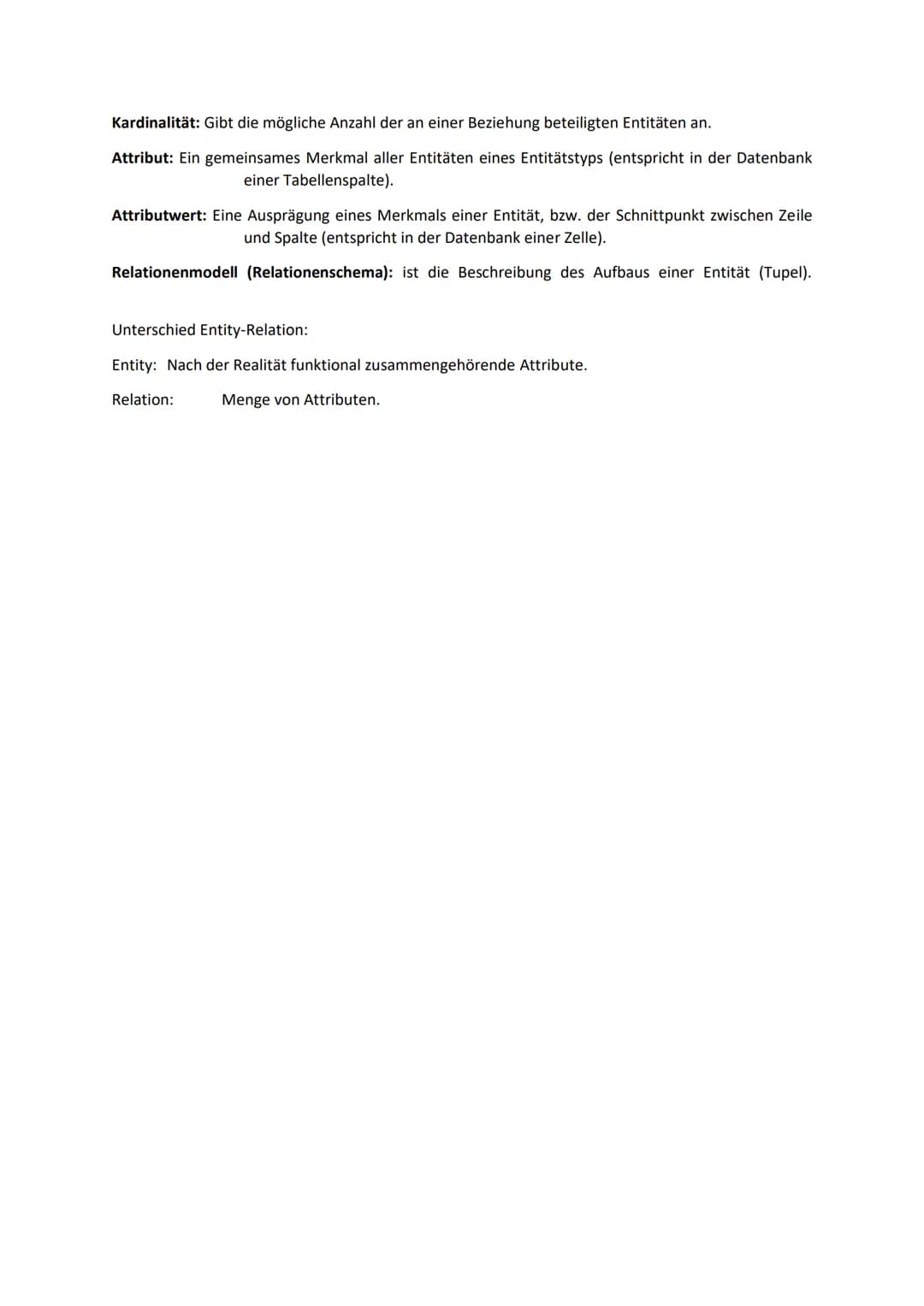 Datenbankdesign - ERM
1 Datenmodellierung
Ziel:
• feste, allgemeingültige Regeln schaffen, nach denen Informatiksysteme aufgebaut werden kön