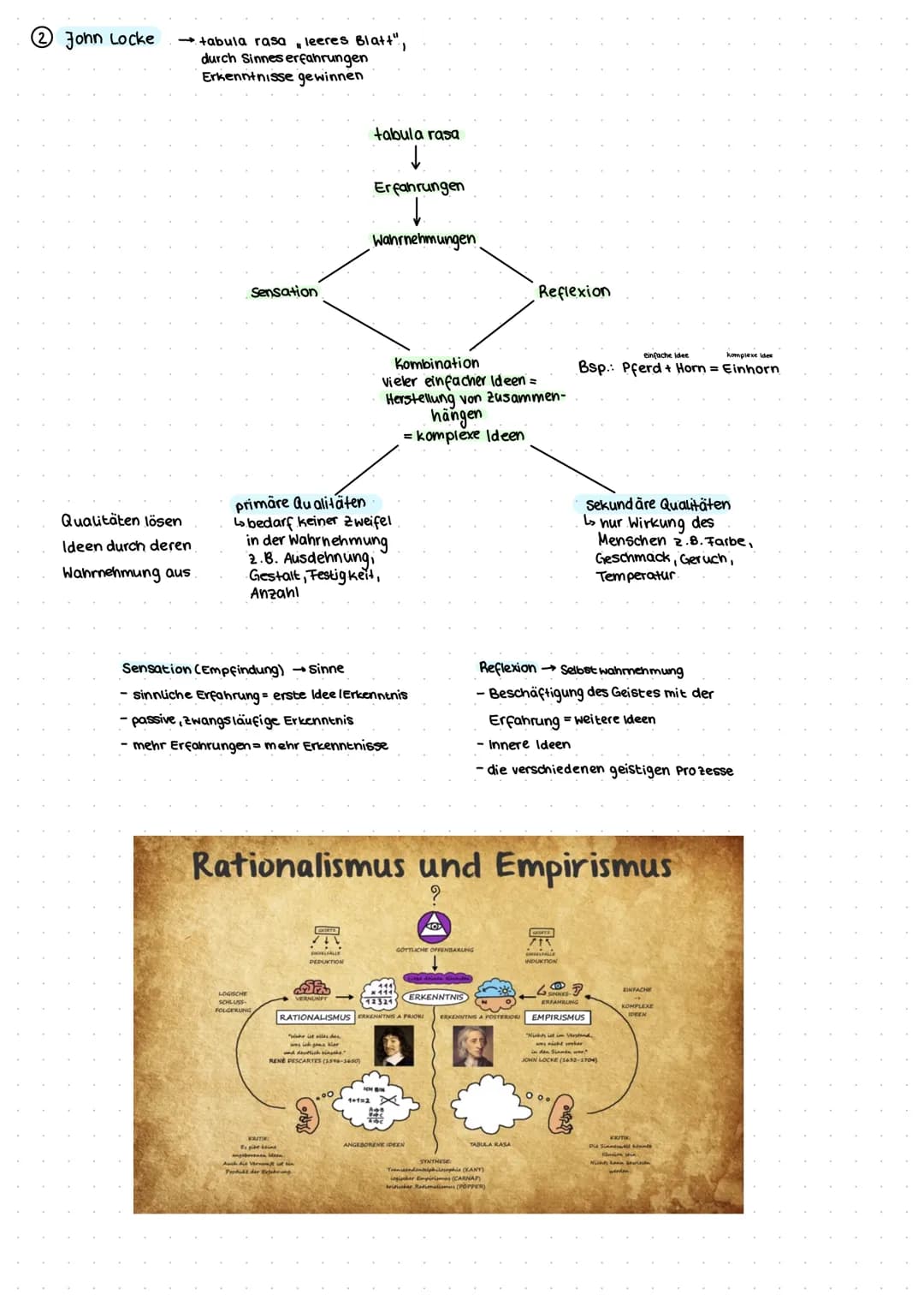 Grundbegriffe
Erkenntnis:
Lo bezeichnet das Ergebnis (das Erkannte) und den Prozess des Erkennens (den Erkenntnisakt)
Erkenntnistheorie:
L> 