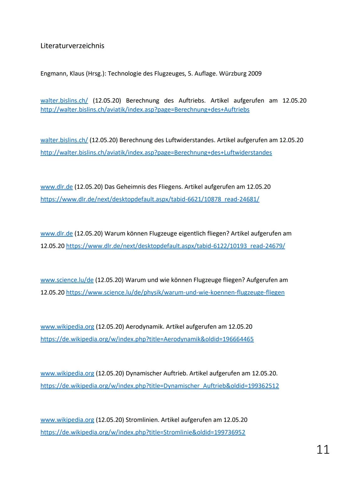 Fach: Physik
Aerodynamik eines Flugzeuges:
Wie musst ein Flugzeug geformt sein?
Eingereicht von.
Klasse 10a
Schuljahr: 2019/2020
Abgabetermi