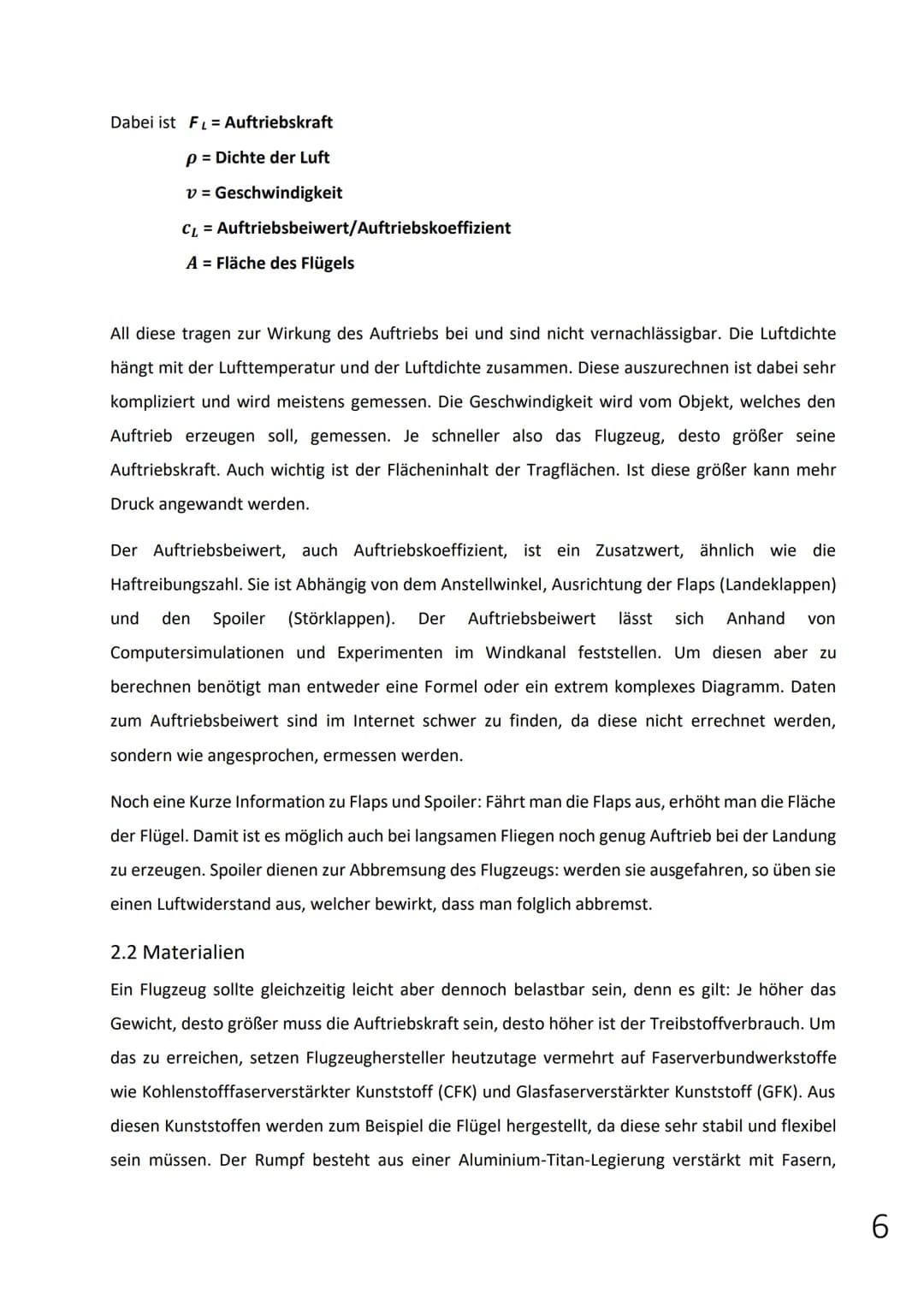 Fach: Physik
Aerodynamik eines Flugzeuges:
Wie musst ein Flugzeug geformt sein?
Eingereicht von.
Klasse 10a
Schuljahr: 2019/2020
Abgabetermi