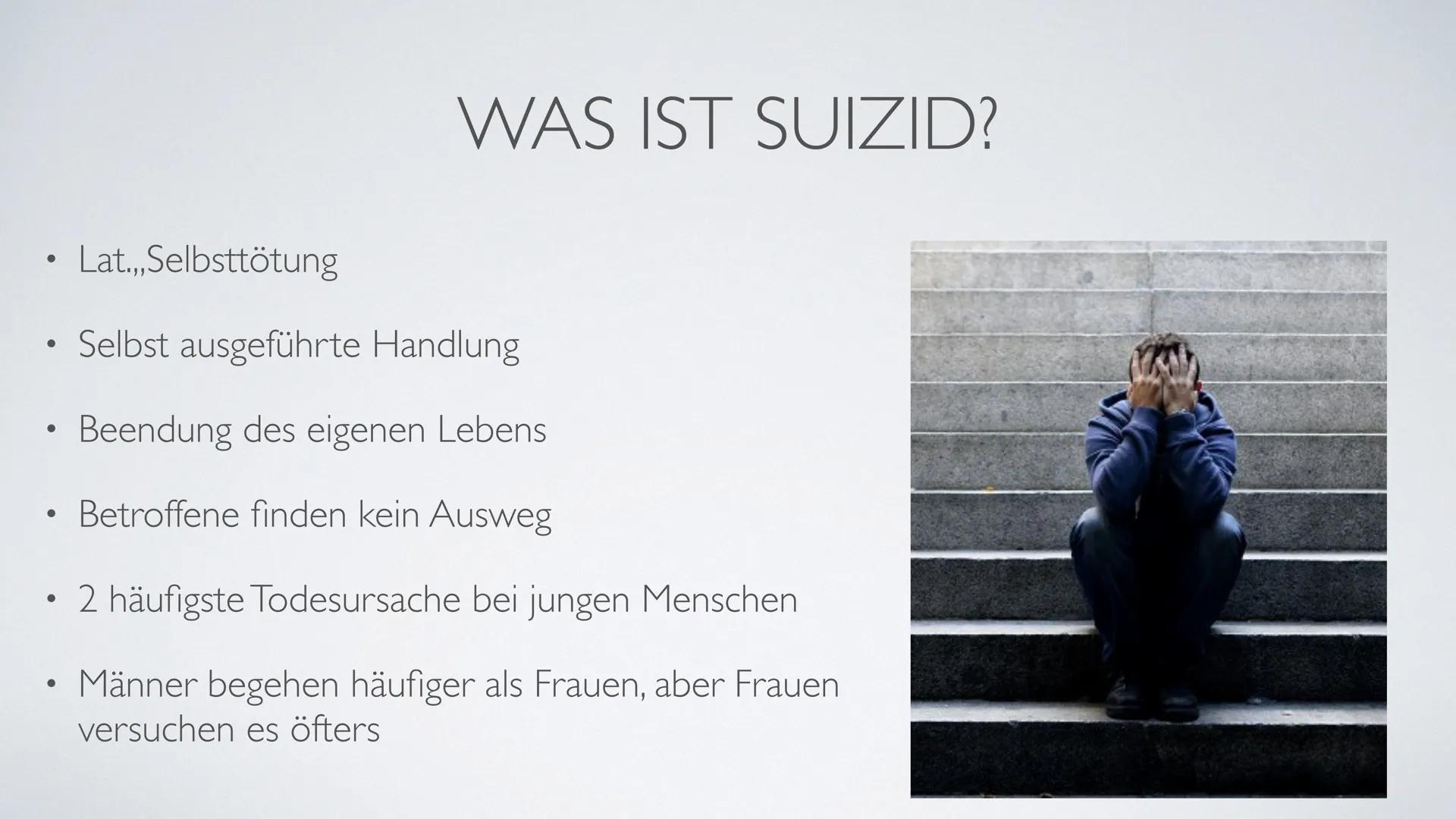 VERZWEIFLUNG
SORGEN
SUIZID STRESS MÜDIGKEIT
ÜBERFORDERUNG FRUSTRATION
HOFFNUNGSLOS PANIK 5 MUTLOSIGKEIT ANTRIEBSLOSIGKEIT
ALPTRAUM
NEGATIV
E
