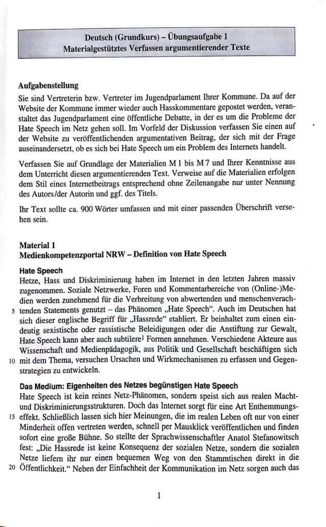 Know materialgestütztes Schreiben argumentativer Texte thumbnail