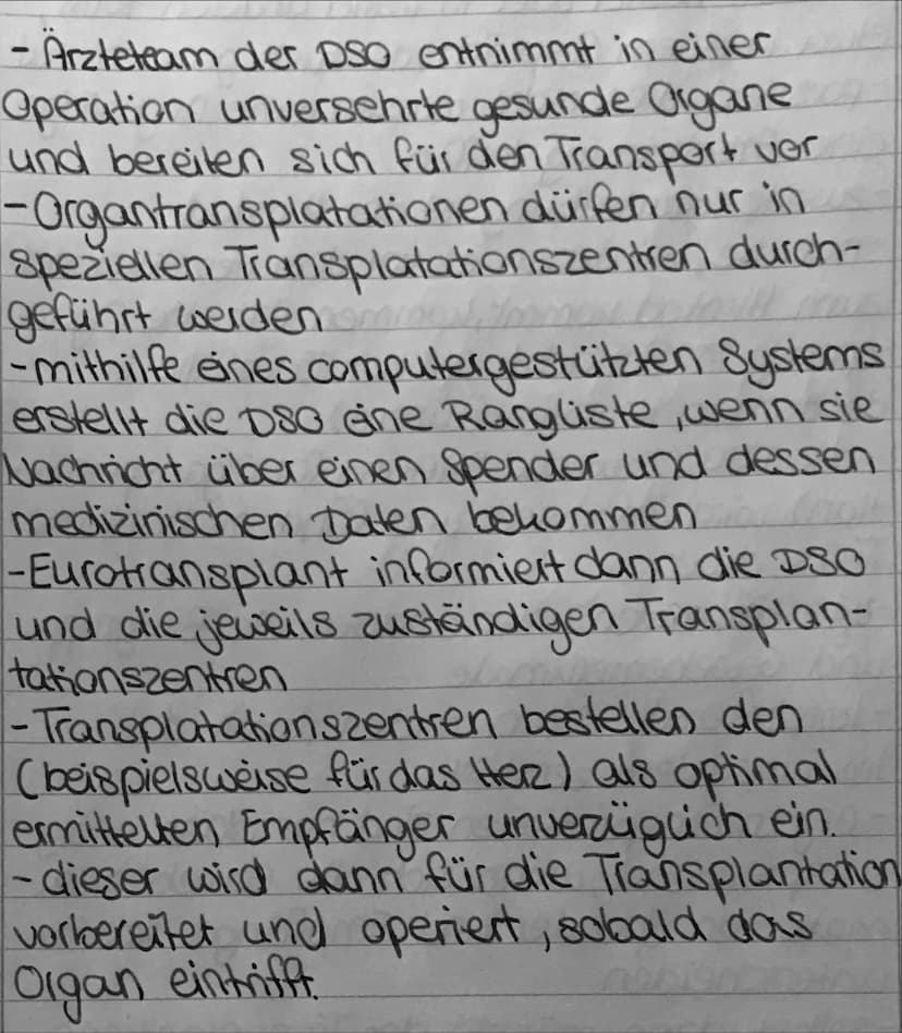 ORGANSPENDE
- begrenzte Spenderorgane stehen zur Verfügung
Obwohl sich viele für eine Spende bereit erklären
Gesetz: Entscheidungslösung
- e
