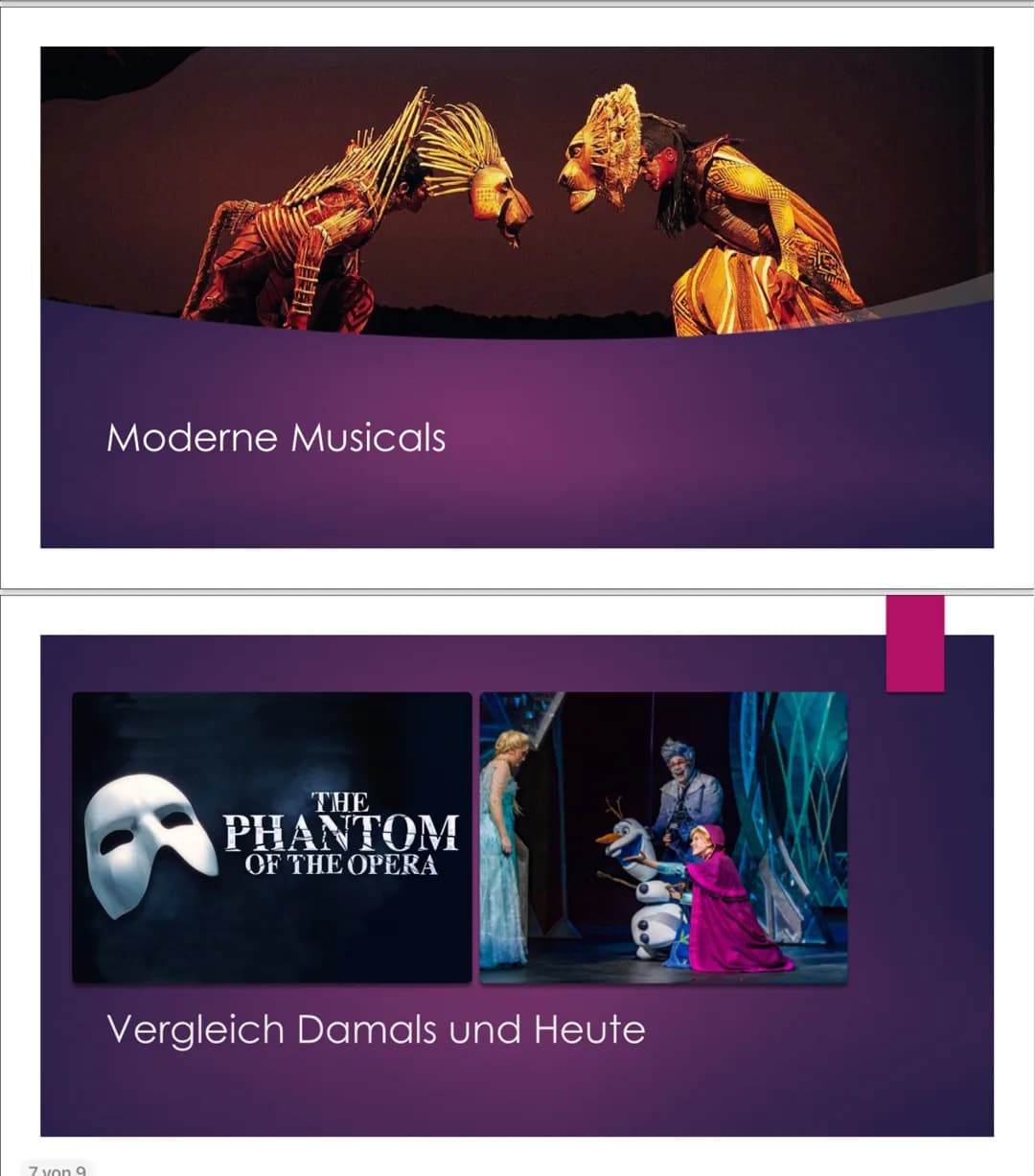 Musical
Gliederung
Was ist ein Musical?
▸ Entstehungsgeschichte
▸ Startpunkt Broadway
▸ Das erste Musical (Show Boat)
▸ Moderne Musicals ann