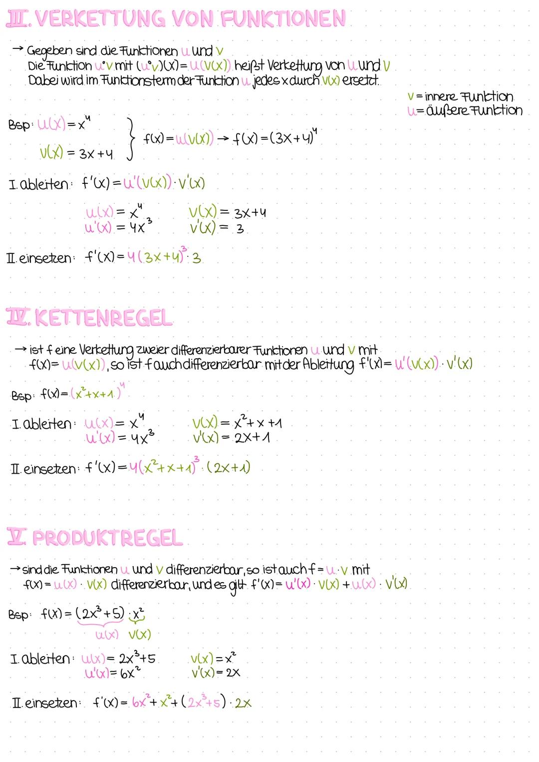 A B LETUNG
UN
D
A B
L E IT UN
Es gitt f'(a) - lim
h→0
Definition: Die Funktion f sei auf dem Intervall. I definiert.
Wenn der Differenzquoti