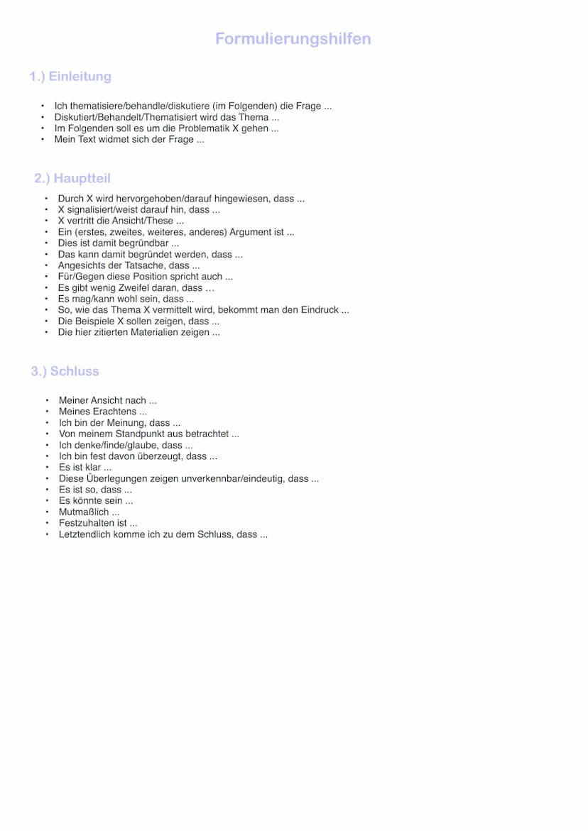 Aufbau
Inhalt
Sprache
und Stil
KOMMENTAR
Materialgestützter informativer Text Materialgestützter argumentierender Text
• Habe ich die Vorgab