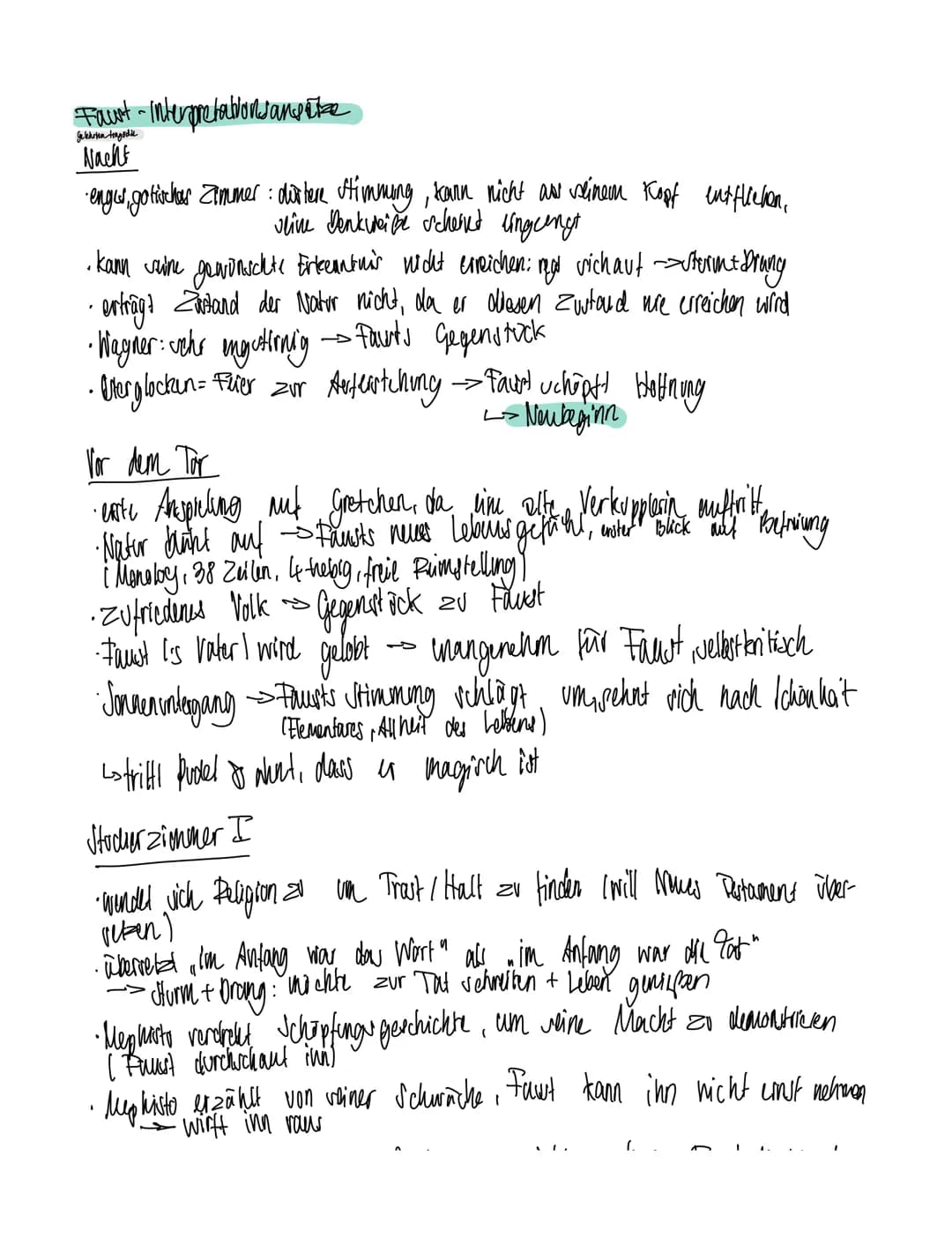 Faust - interpretation sanite
Gelehrten tongode
Nacht
engles, gotisches Zimmer : dirtere Stimmung, kann nicht aus seinem Kopf entfliehen,
ve