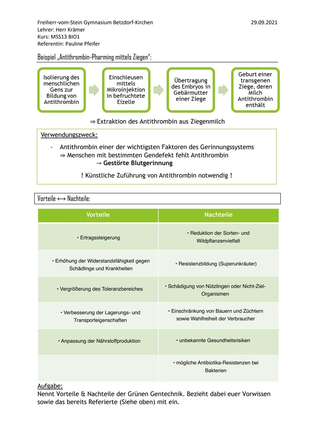 Gentechnik ist ein Sammelbegriff für verschiedene molekularbiologische Techniken. Sie ermöglicht
DUA unterschiedlicher Herkunft neu zu kombi