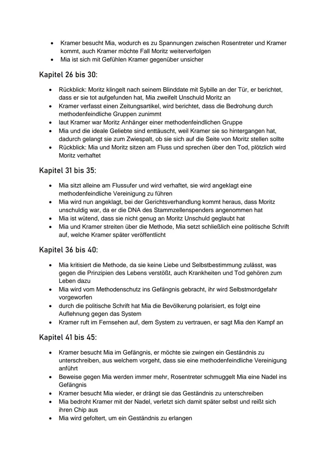 Juli Zeh:
●
●
Begriffe:
Wächterhaus:
●
●
Methode:
●
Gesellschaftliches System, welches jedem ein langes, gesundes und störungsfreies
Leben g