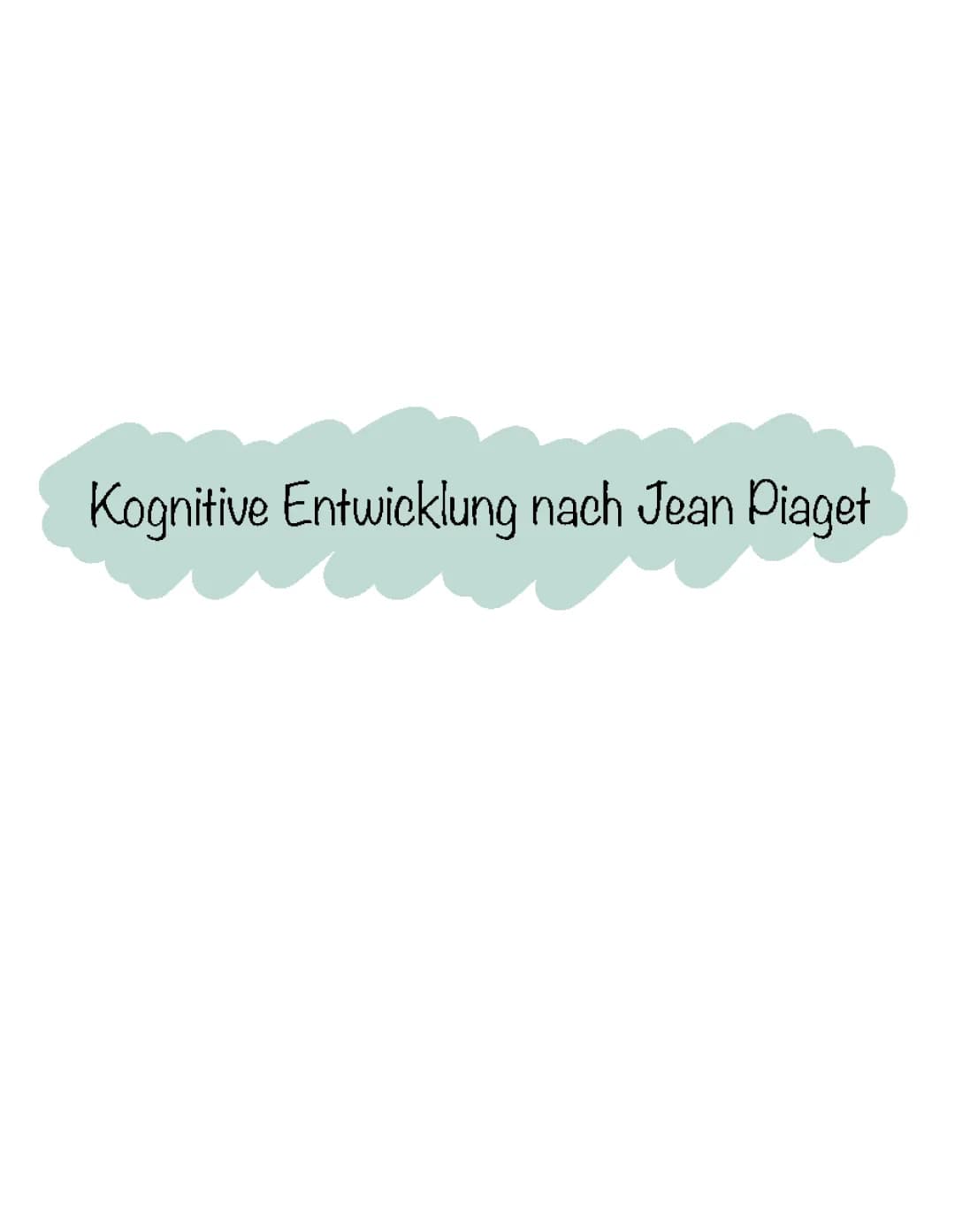 Piaget's kognitive Entwicklung einfach erklärt: Die 4 Phasen & Beispiele