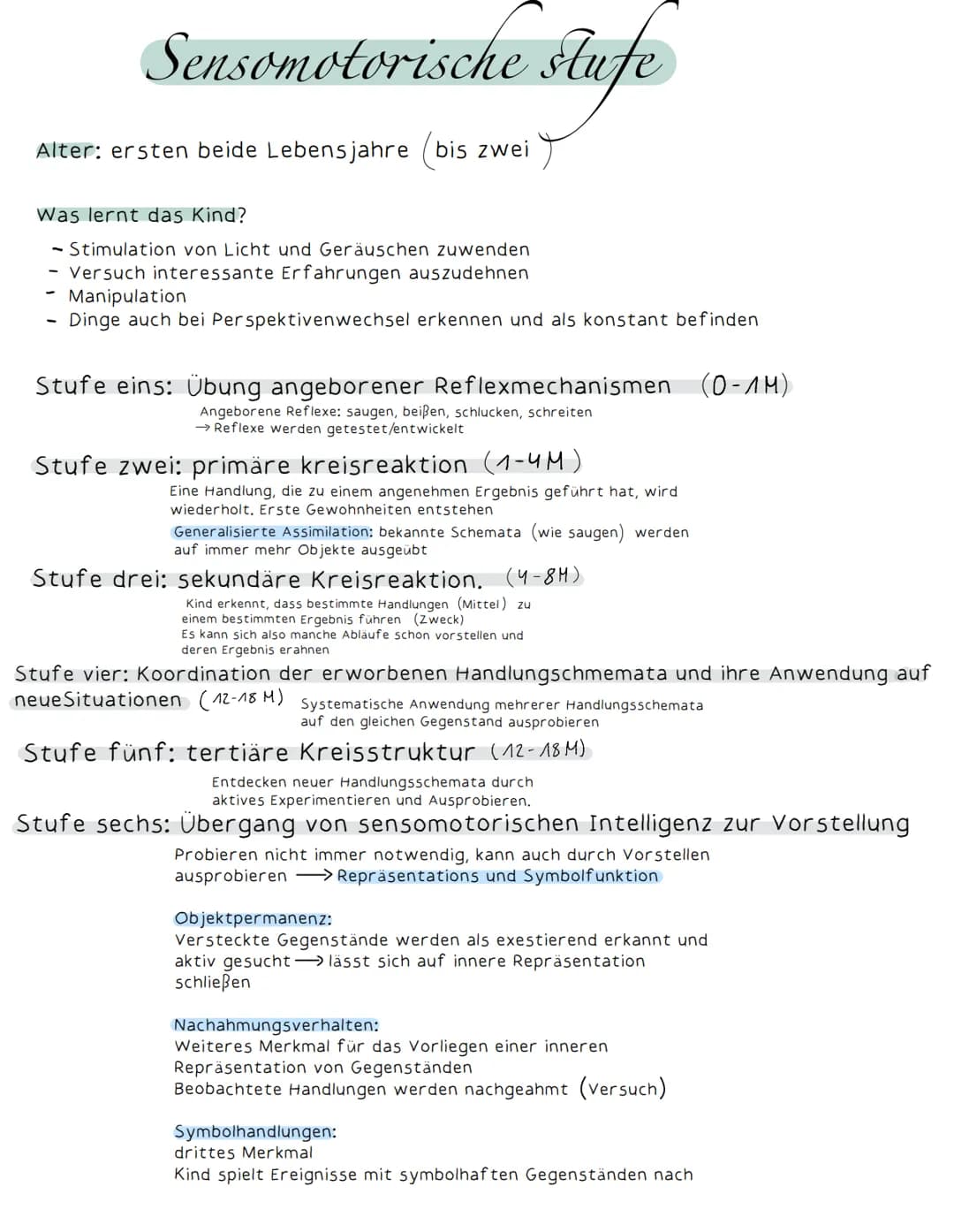 Kognitive Entwicklung nach Jean Piaget Fachbegriffe: Kognitive Entwicklung nach Jean Piaget
Egozentrismus:
Das Kind kann sich nicht in ander