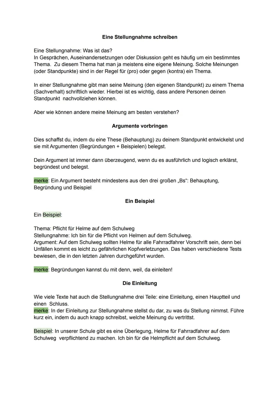 Eine Stellungnahme schreiben
Eine Stellungnahme: Was ist das?
In Gesprächen, Auseinandersetzungen oder Diskussion geht es häufig um ein best