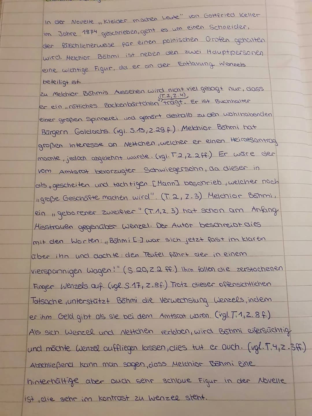 in der Novelle, Kleider machen Leute" von Gottfried Keller
im Jahre 1874 geschrieben, geht es um einen Schneider,
fälschlicherweise für eine