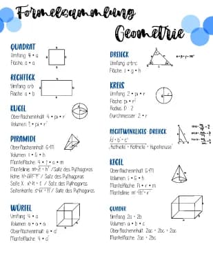 Know Formelsammlung Geometrie thumbnail