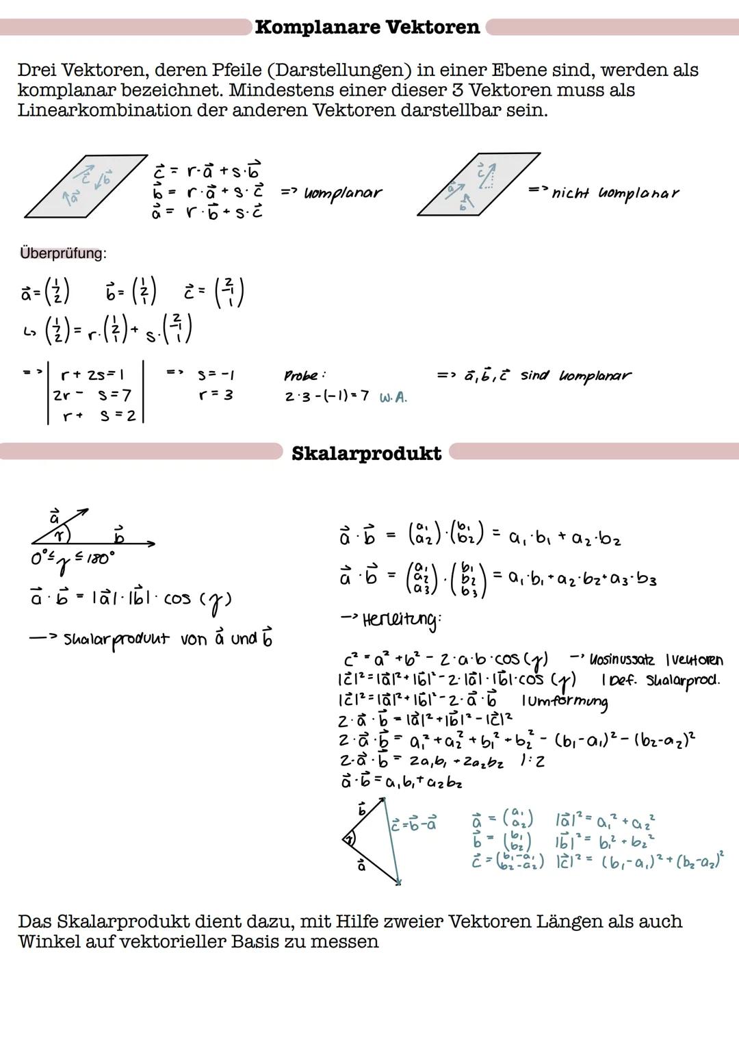 # Vektoren

Begriff: Ein Vektor ist früher als Verschiebungspfeil bezeichnet worden.
Damit ein Vektor klar definiert ist, braucht er eine fe