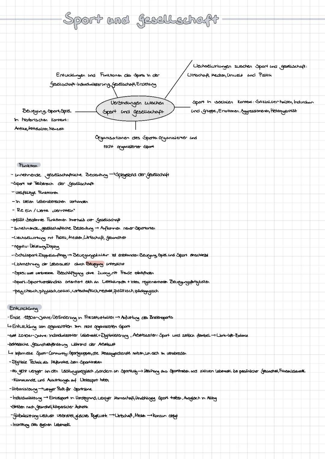 Sport und Gesellschaft 