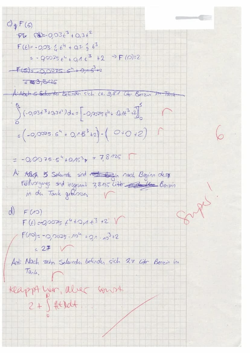 TEIL A: Ohne Hilfsmittel
Aufgabe 1:
Bilde die erste Ableitung der Funktion f.
a) f(x) = (6x + 7)³
b) f(x) = (3x + 2). √5x
Aufgabe 2:
Berechn