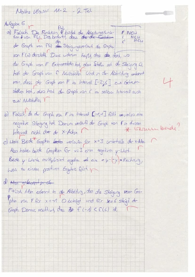TEIL A: Ohne Hilfsmittel
Aufgabe 1:
Bilde die erste Ableitung der Funktion f.
a) f(x) = (6x + 7)³
b) f(x) = (3x + 2). √5x
Aufgabe 2:
Berechn