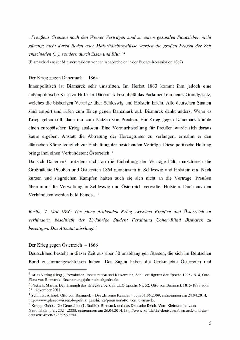 Thema der Arbeit:
Gehasst und verehrt:
Otto von Bismarck
Unterrichtsfach: Geschichte
Lehrer:
XXX
Abgabetermin: XXX
Präsentation:
XXX Thema d