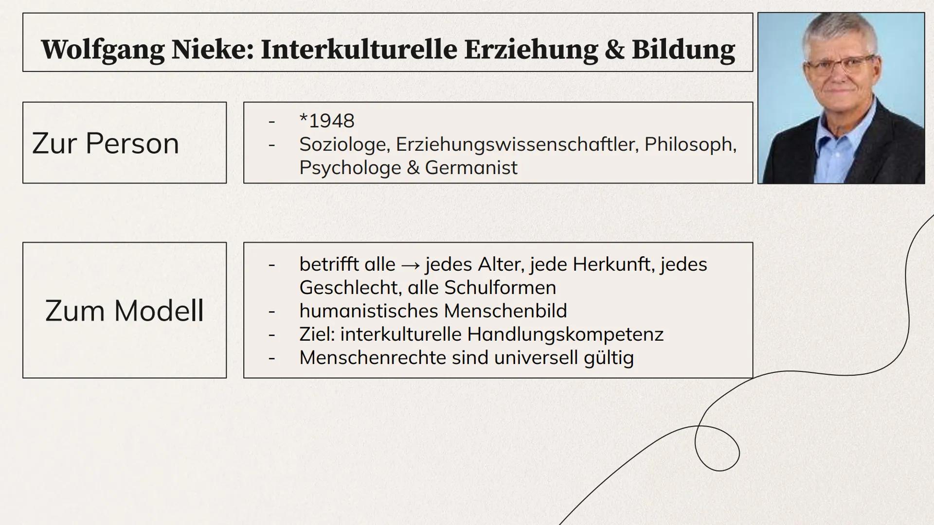 INTERKULTURELLE
PÄDAGOGIK
Allgemeines zum Thema & die Theorie nach
W. Nieke 1. Definition
2. Entstehung der interkulturellen Pädagogik
3. En