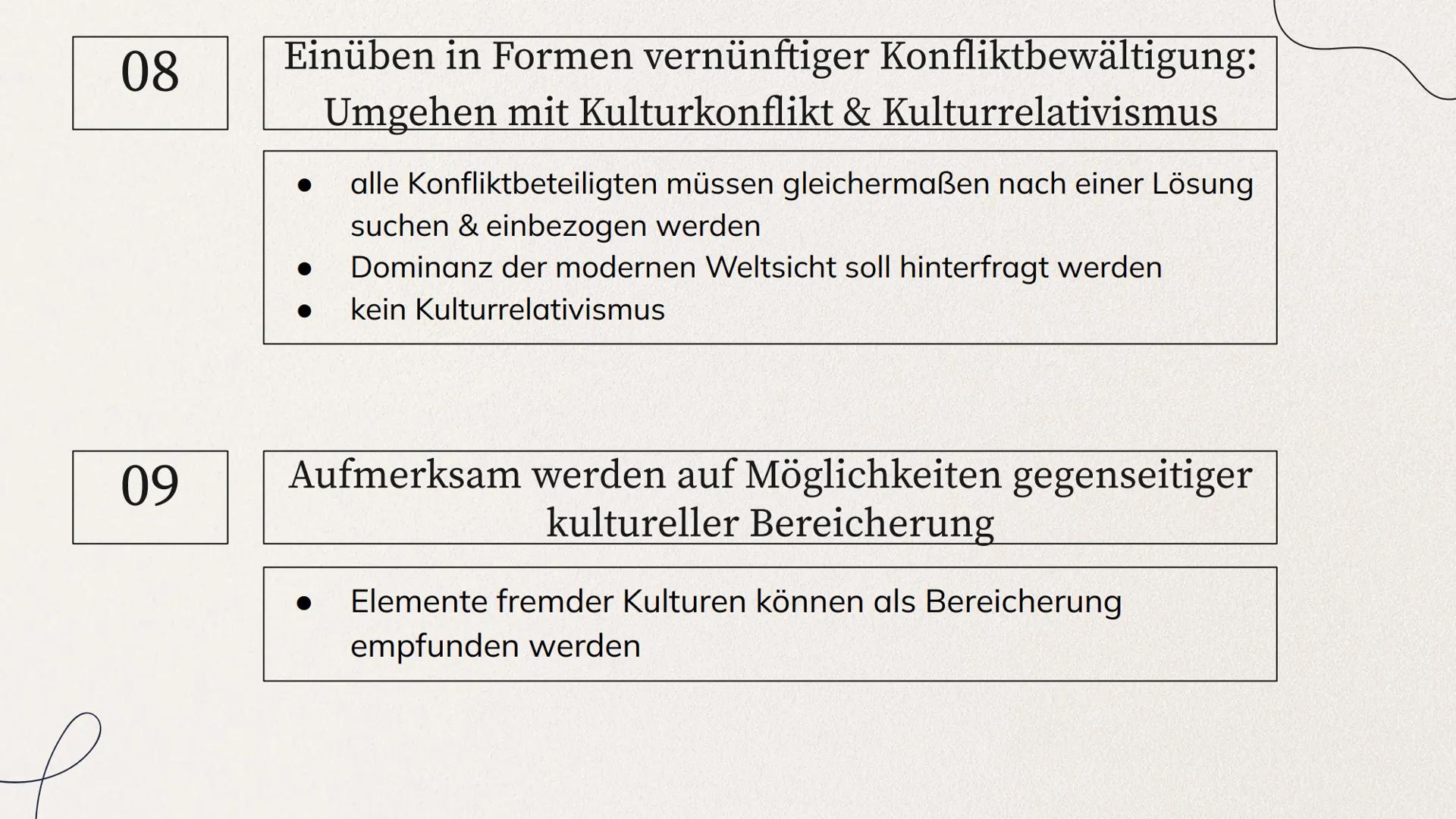 INTERKULTURELLE
PÄDAGOGIK
Allgemeines zum Thema & die Theorie nach
W. Nieke 1. Definition
2. Entstehung der interkulturellen Pädagogik
3. En