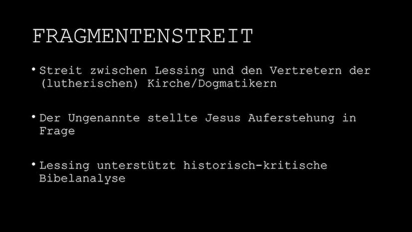 Gotthold Ephraim Lessing (1729-1781)
"Der größte Fehler, den man bei der Erziehung zu
begehen pflegt, ist dieser, dass man die Jugend nicht
