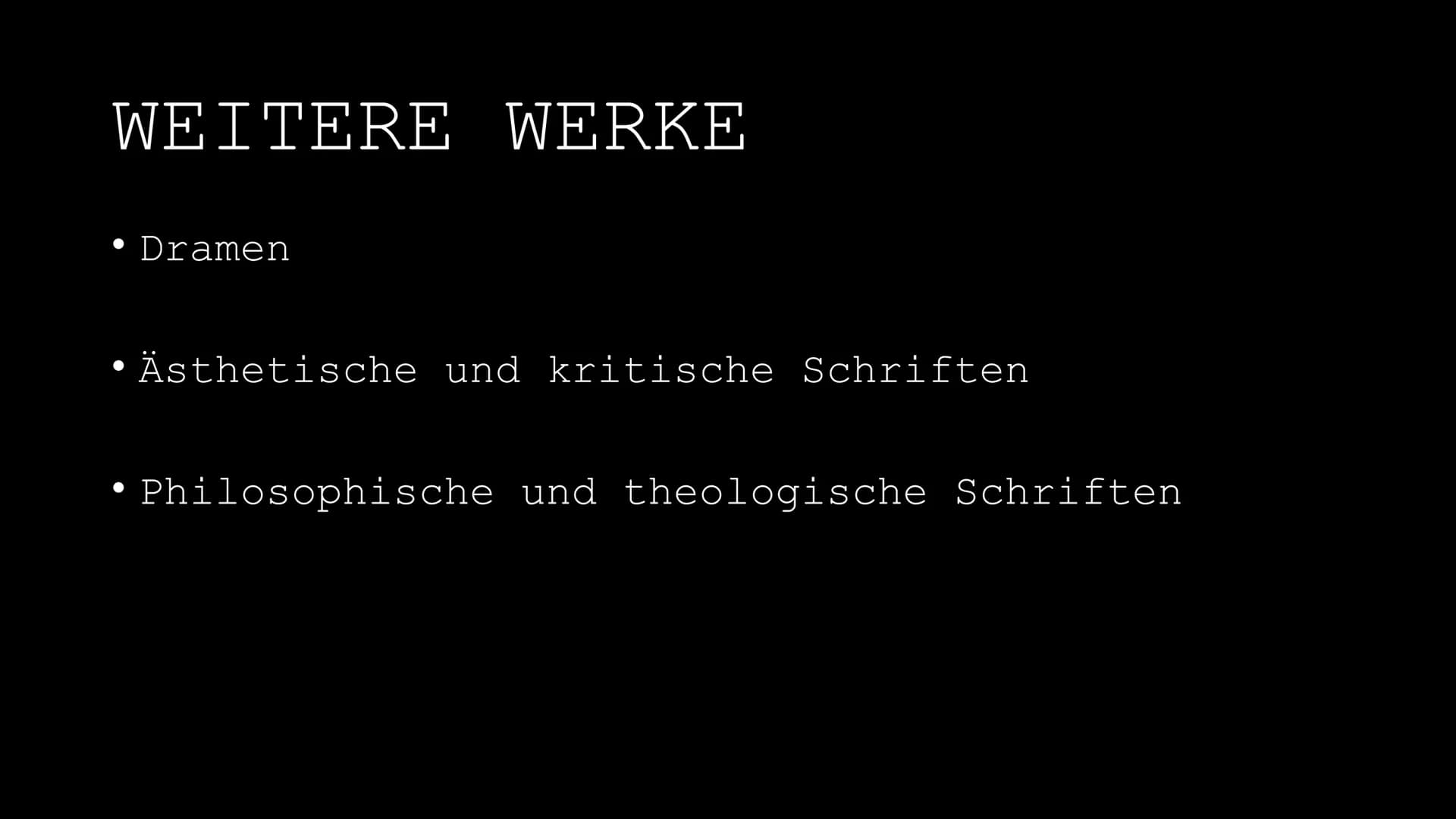 Gotthold Ephraim Lessing (1729-1781)
"Der größte Fehler, den man bei der Erziehung zu
begehen pflegt, ist dieser, dass man die Jugend nicht
