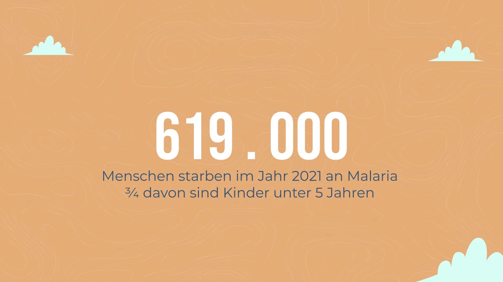 MALARIA
Von Lisa Reichert und Emma Schäfer 01
ALLGEMEINE INFORMATIONEN
Zahlen
Erregertypen
04
VORKOMMEN
Anzahl
geographisch
INHALT
02
KRANKH