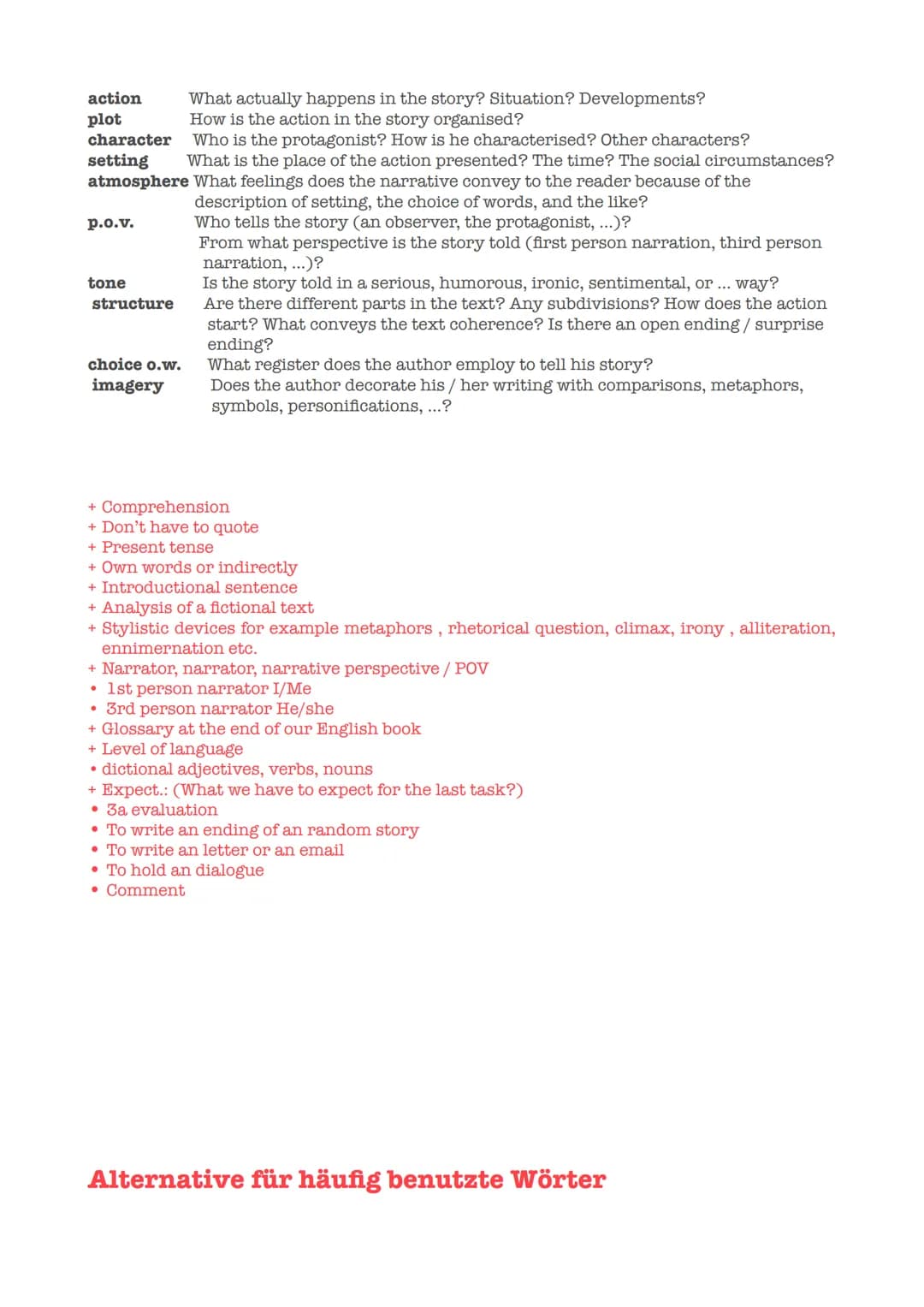 Englisch LK - Formulierungshilfen
Klausuren
Stellungnahme
I am convinced that...
I personally believe that...
It seems to me (that)...
I fir