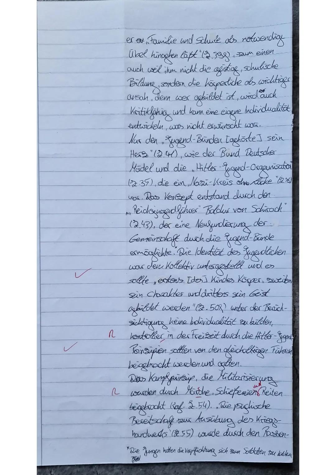 GK EW Q2
Name:
2. Klausur
6.12.122
Erika Mann: Die ,,Staatsjugend"
Der weiteste Zirkel, der in Nazideutschland um die Jugend gezogen ist, ab