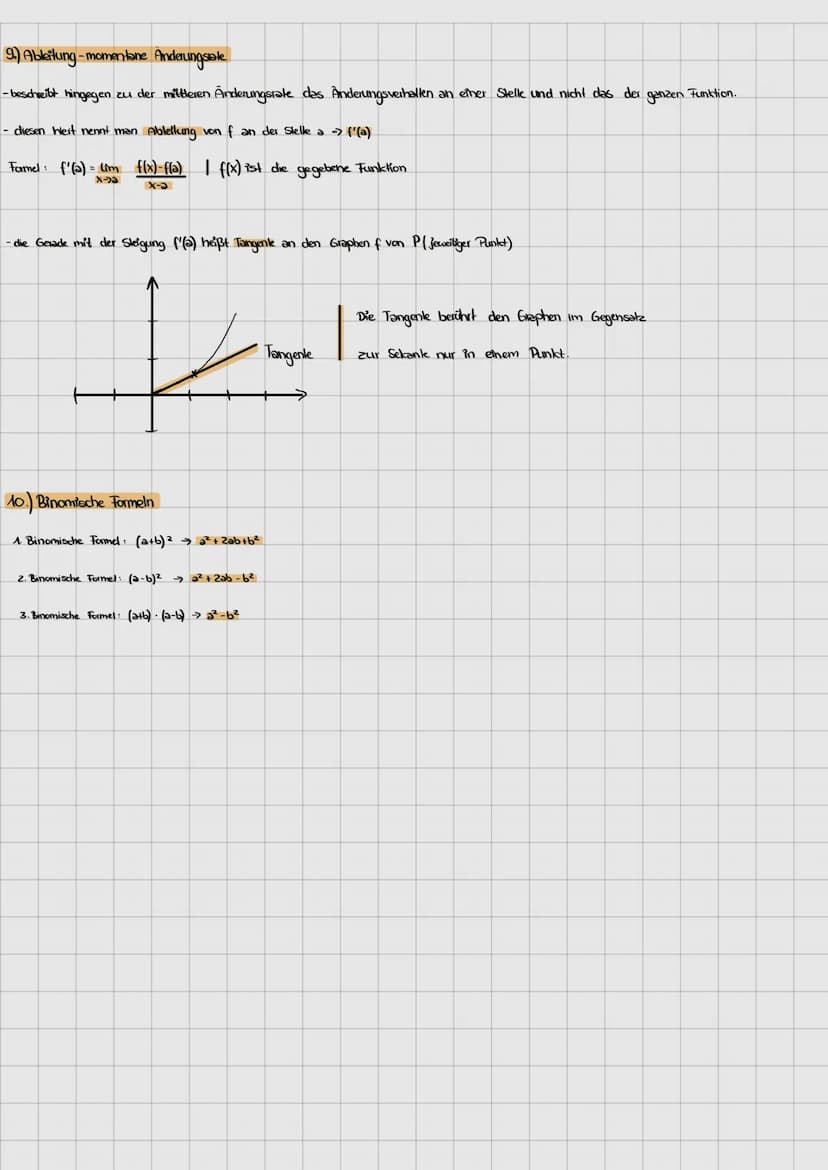 Lernzettel:
1. Ganzrationale Funktionen
Funktionen der Form {(x) = anx^² + 2n-₁ X²^ +...+ ₂x²
Der Grad einer Funktion wird immer anhand ihre