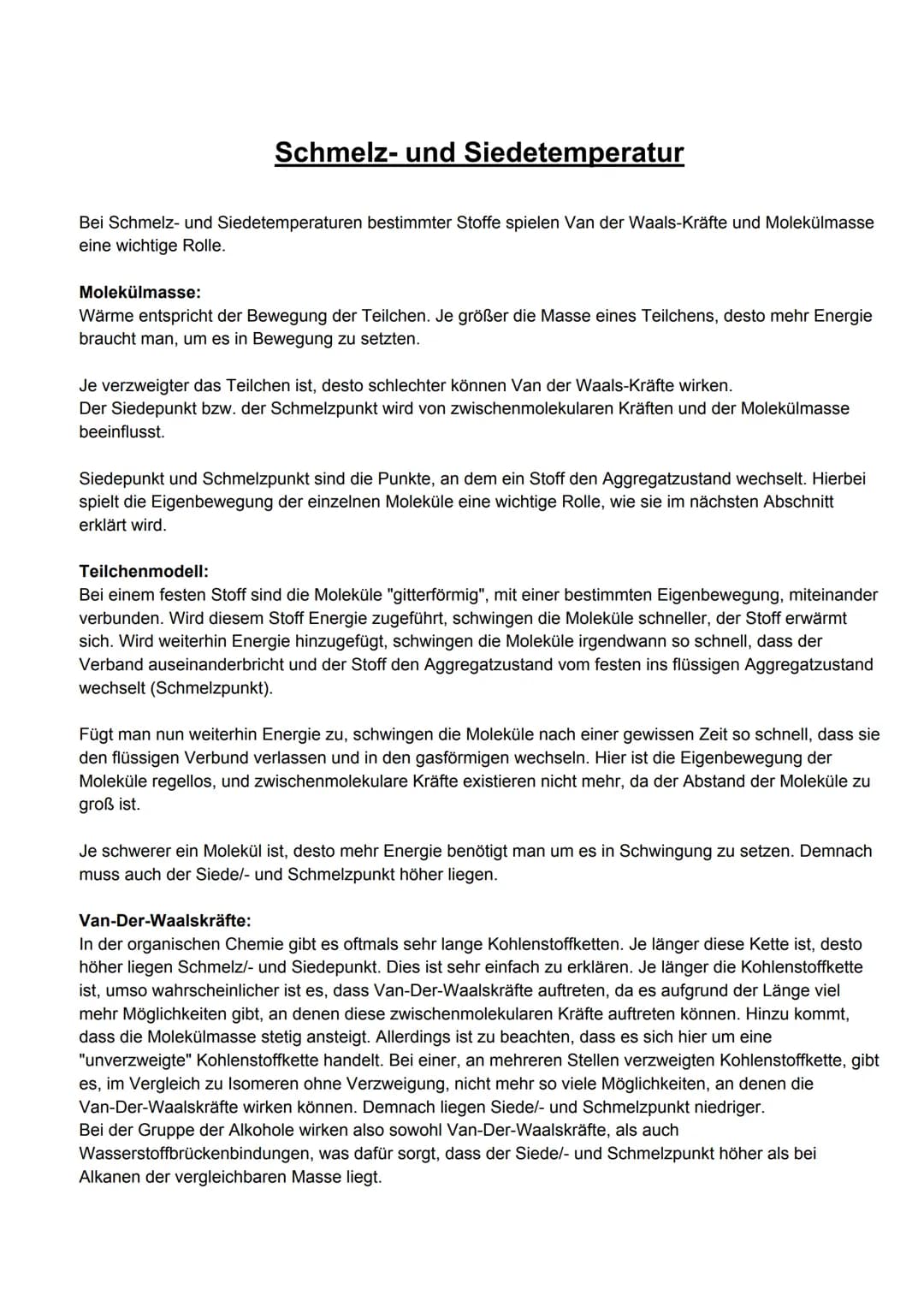 Alkene
Ungesättigte Kohlenwasserstoffe
Unter Alkenen versteht man Kohlenwasserstoffe mit einer oder mehreren Doppelbindungen zwischen
zwei K